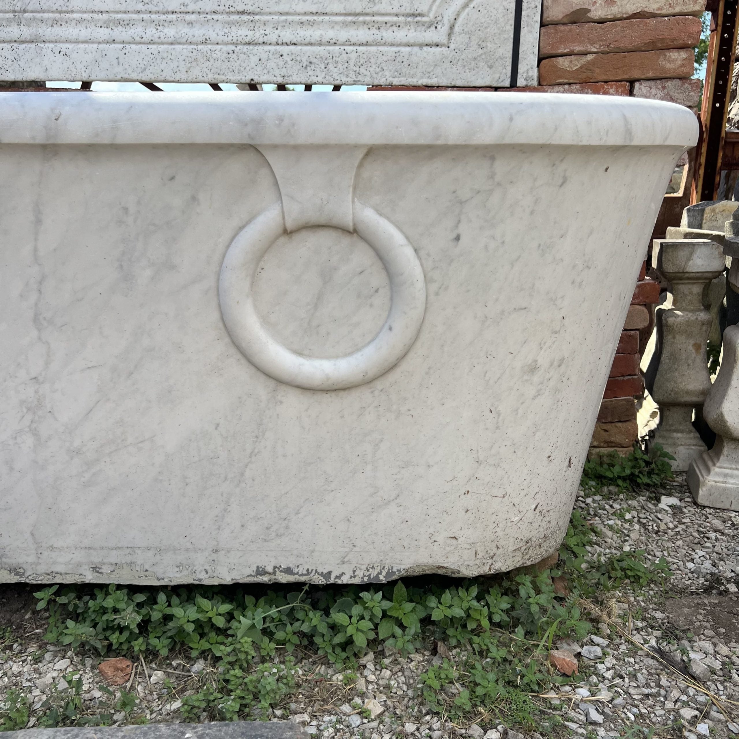 Dettagli vasca in marmo 