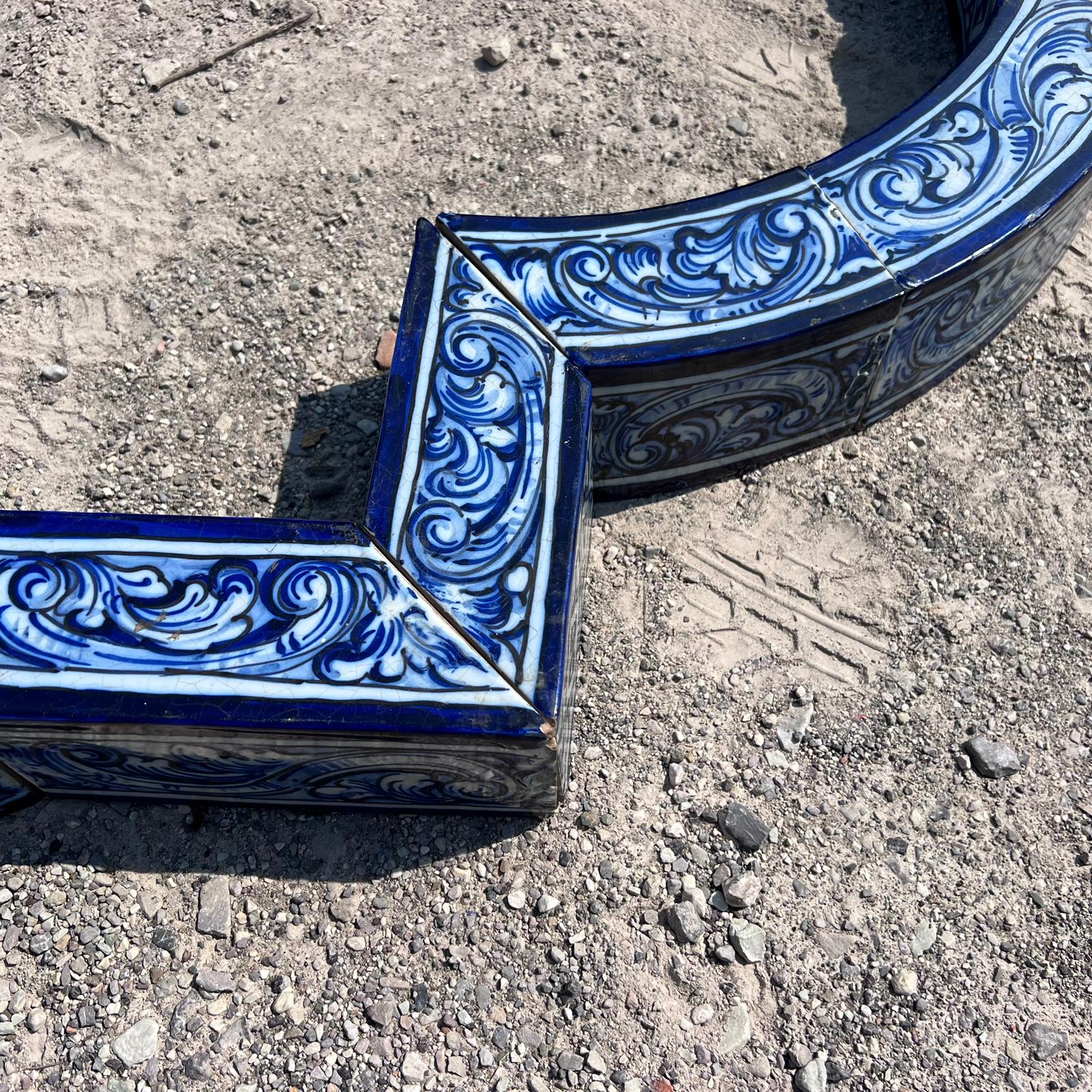 Fontana in maiolica 