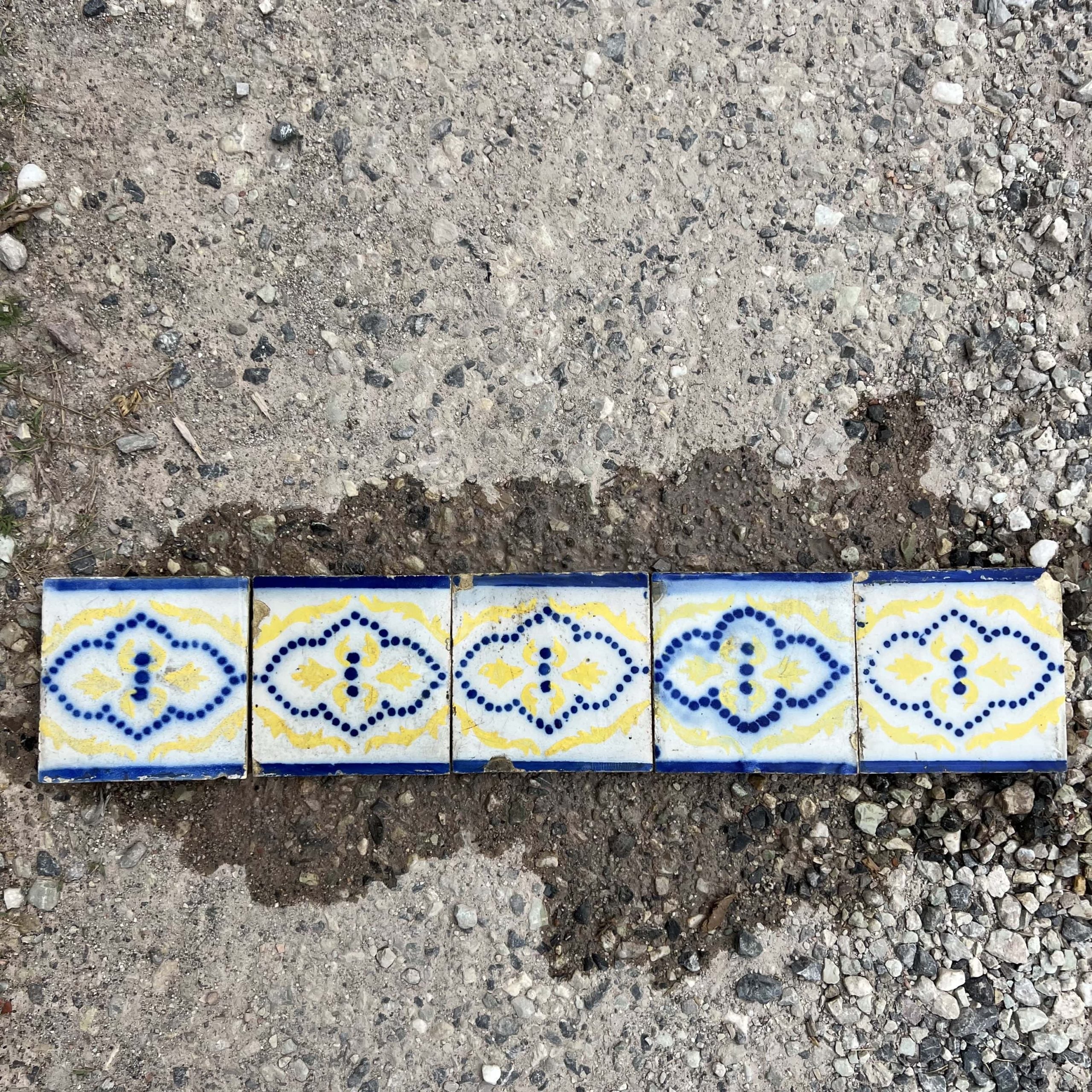 greca gialla e blu