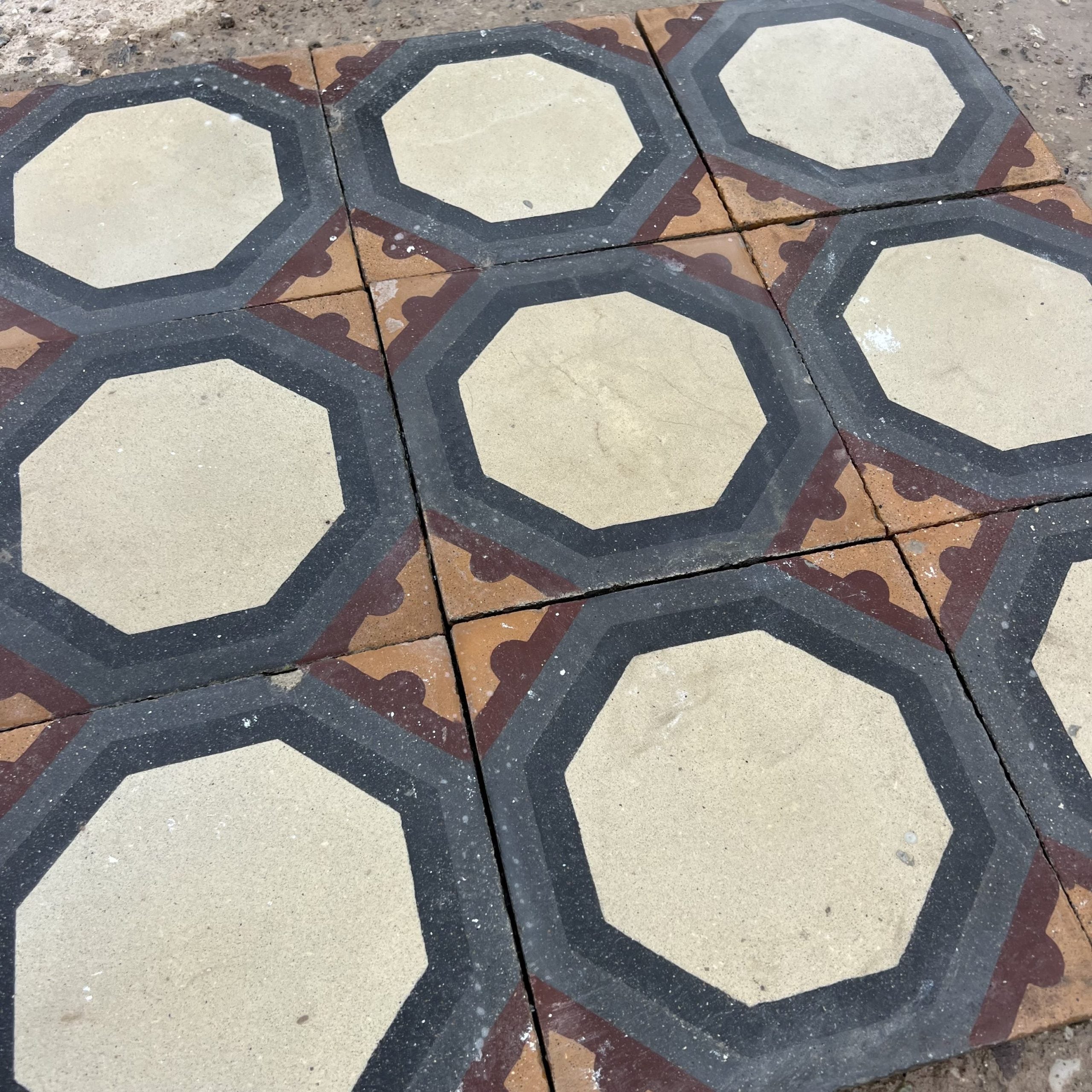 Cementine con disegno ottagonale - CEM 099