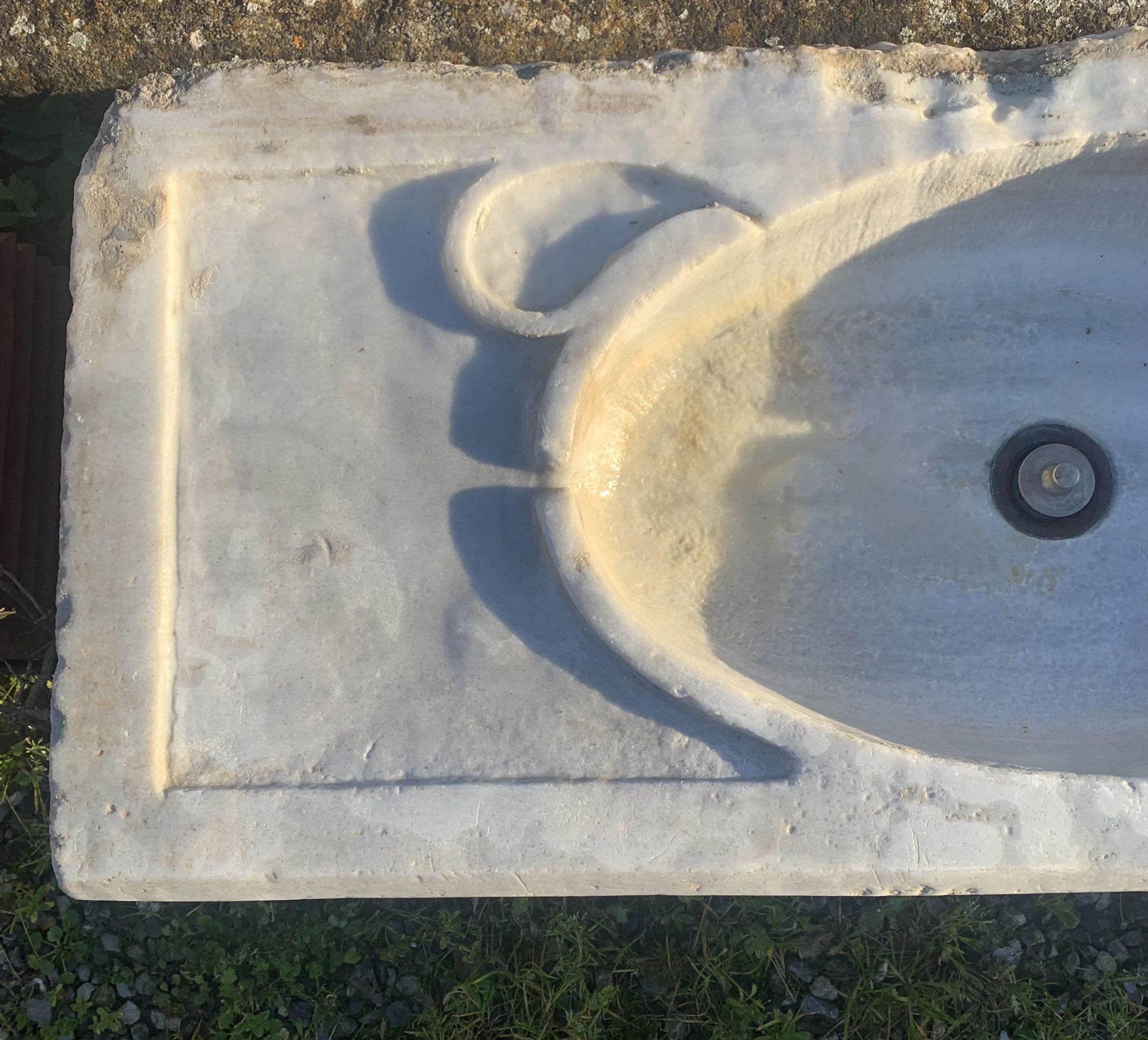 Lavandino in marmo-100 cm - LAV 090