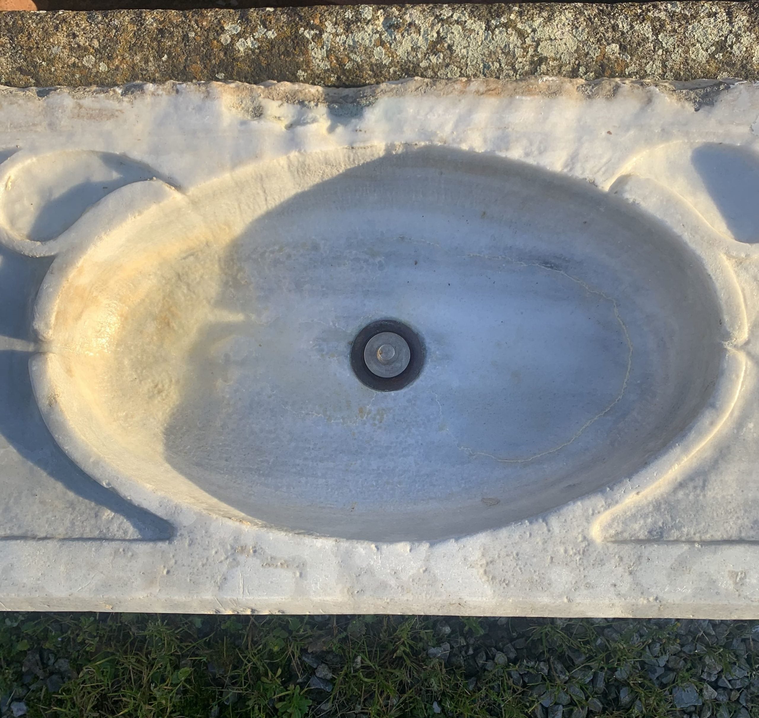 Lavandino in marmo-100 cm - LAV 090