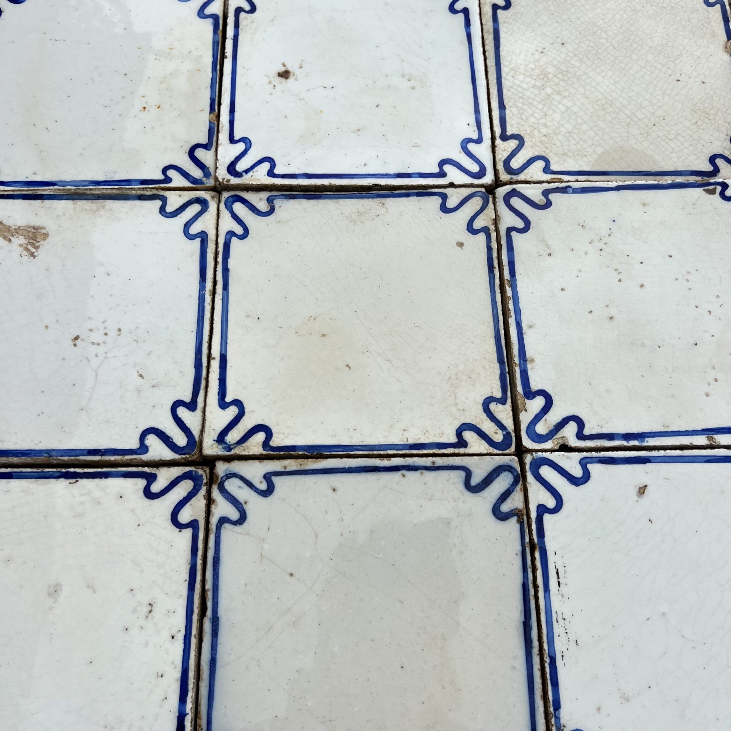 Blue decorative tiles - MAI 162