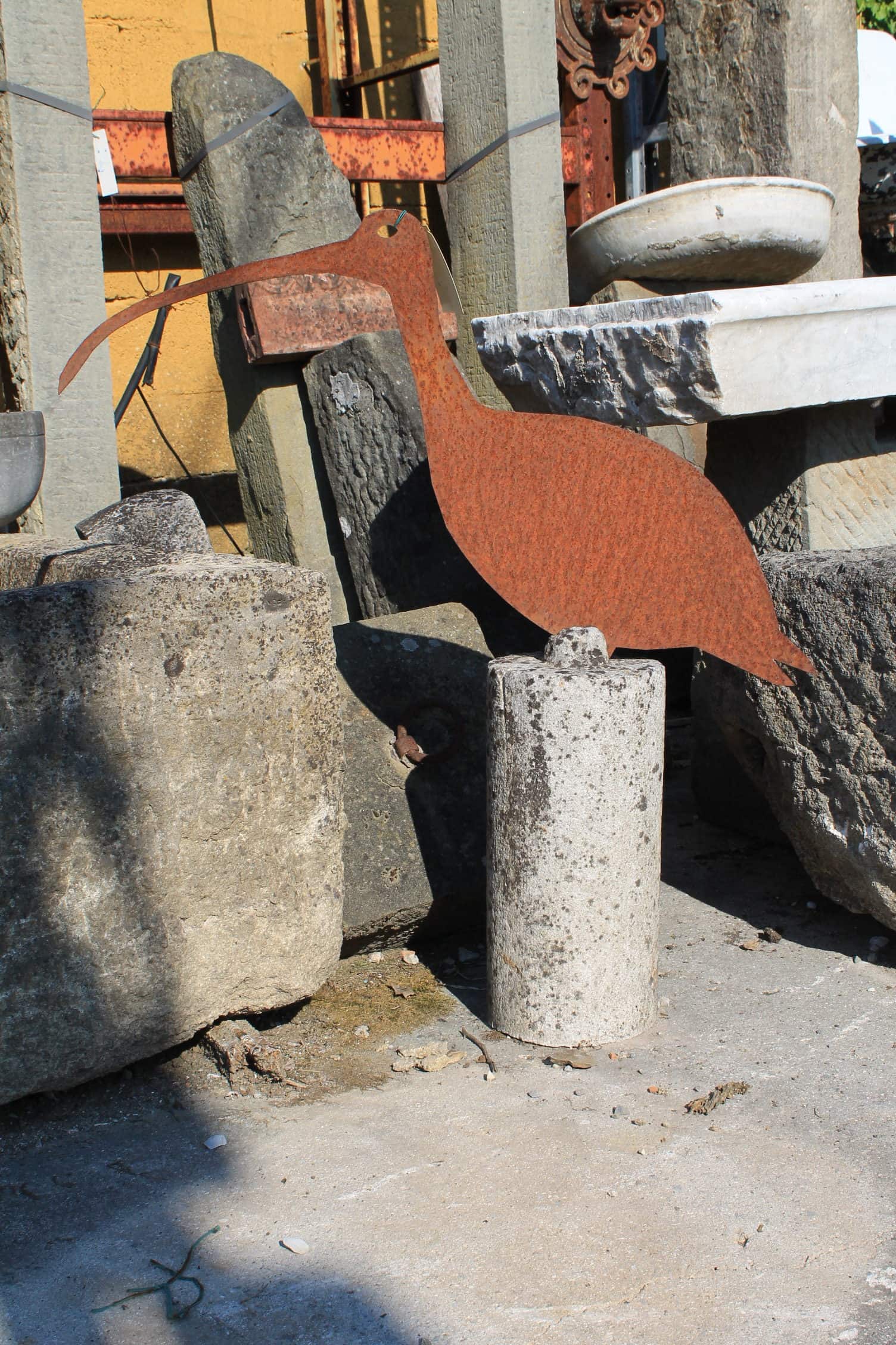 Antico animale in ferro