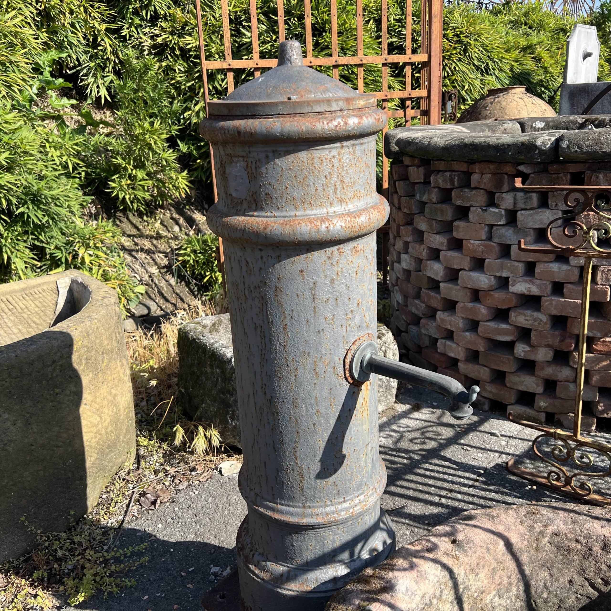 Ancient cast iron fountain