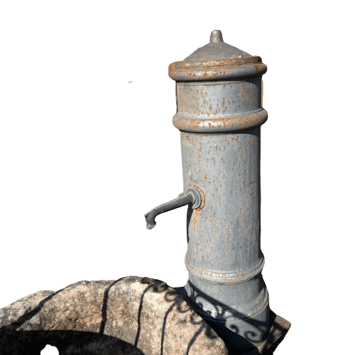 Ancient cast iron fountain