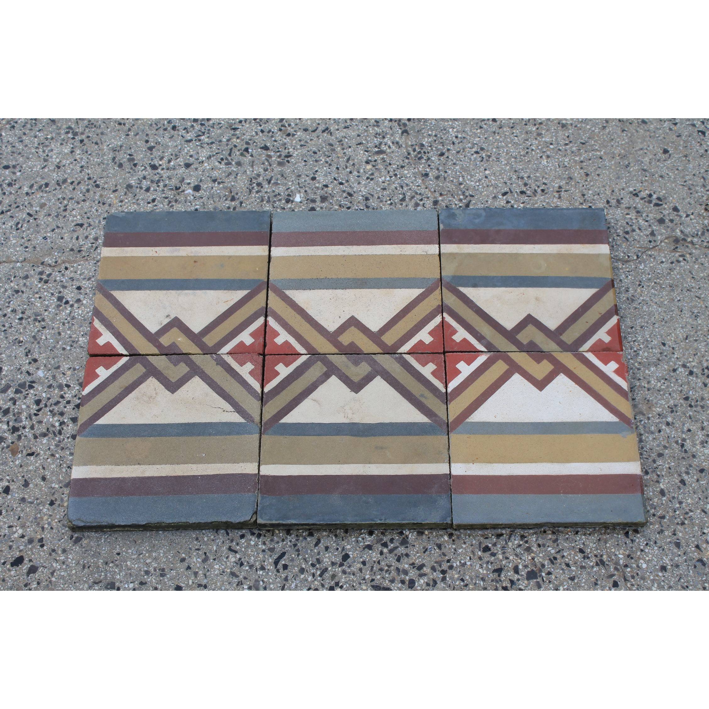 Bordo con disegno geometrico - CEM 011