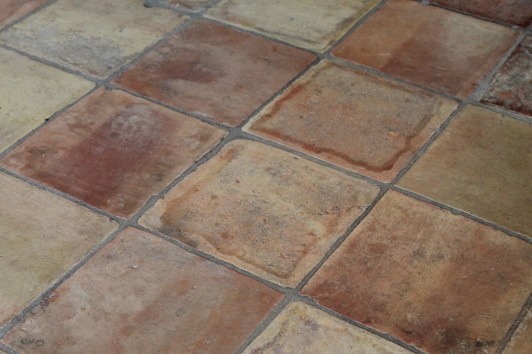 Reclaimed terracotta floor 20 cm x 20 cm