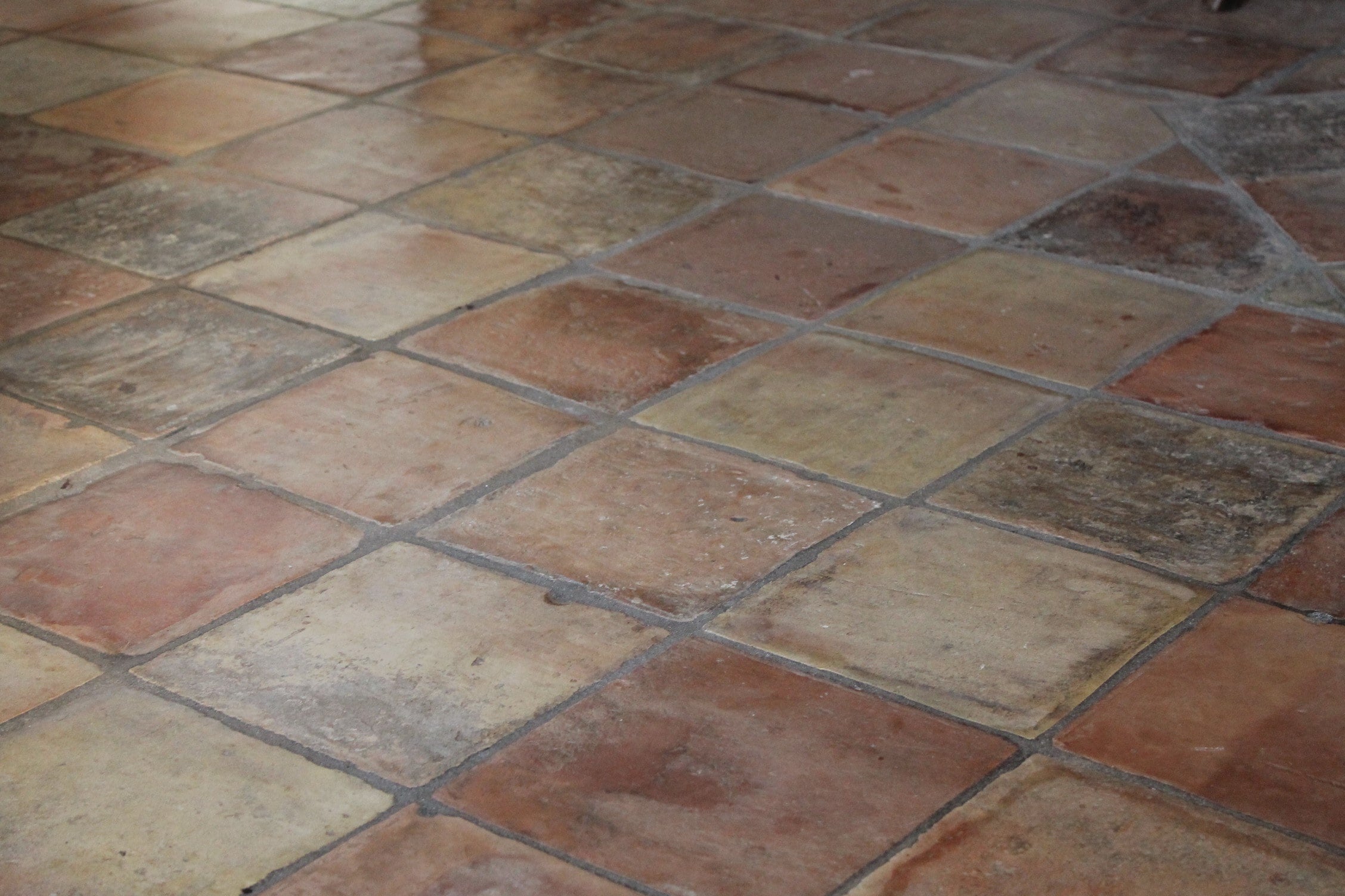 Reclaimed terracotta floor 20 cm x 20 cm