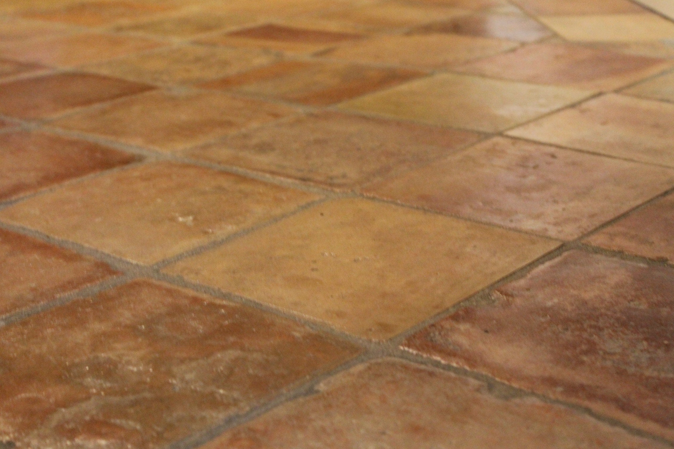 Reclaimed terracotta floor 20 cm x 20 cm