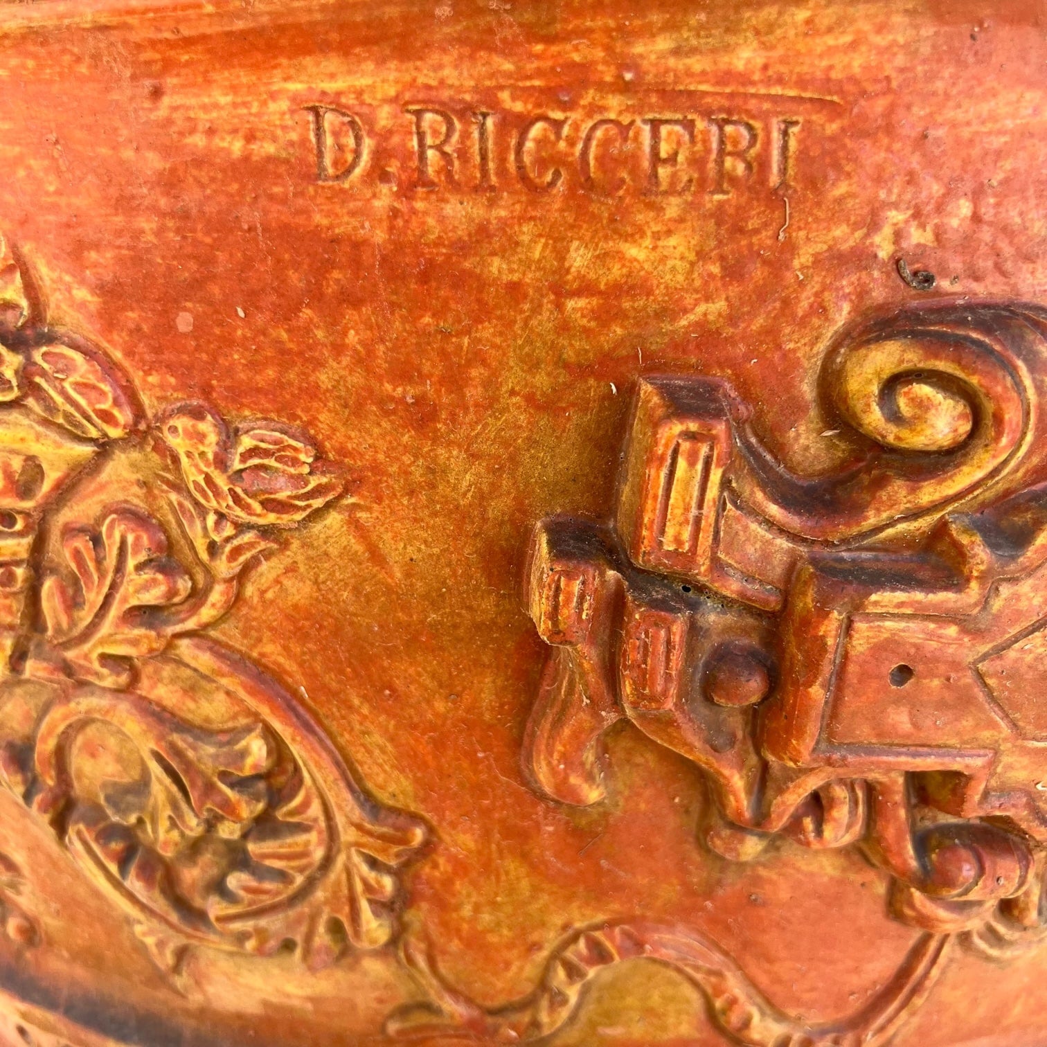 Glazed Ricceri basin