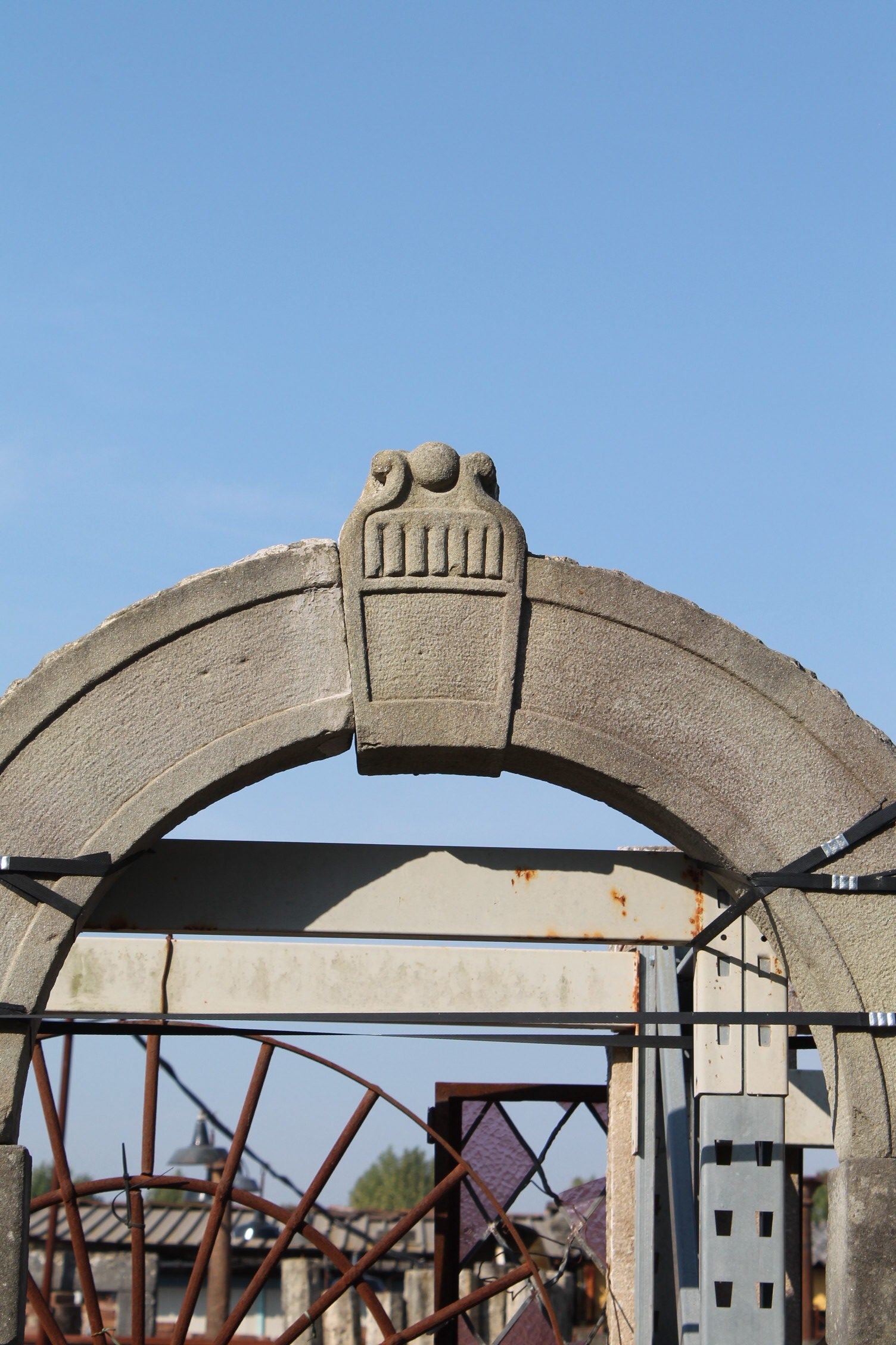 Ancient sandstone portal