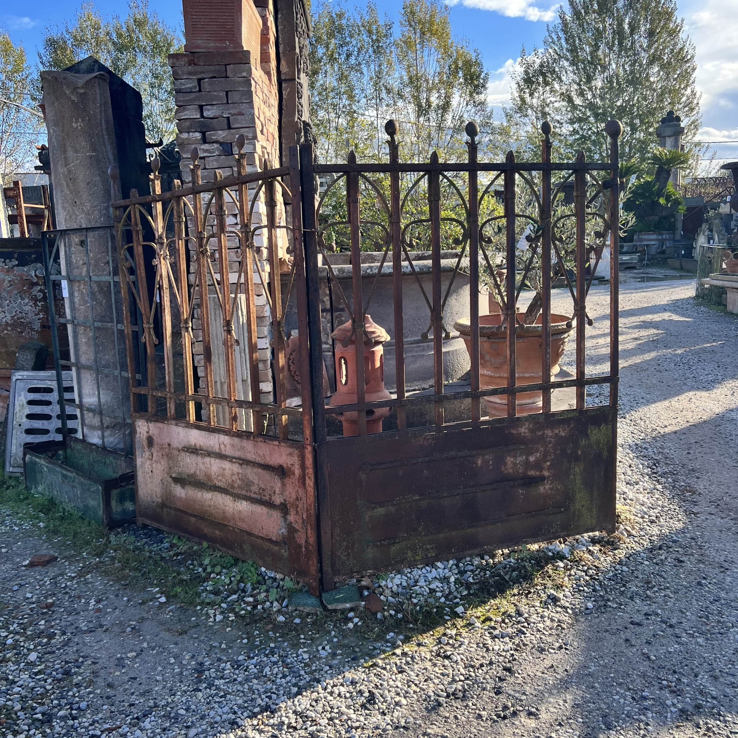 Cancello in ferro doppia anta