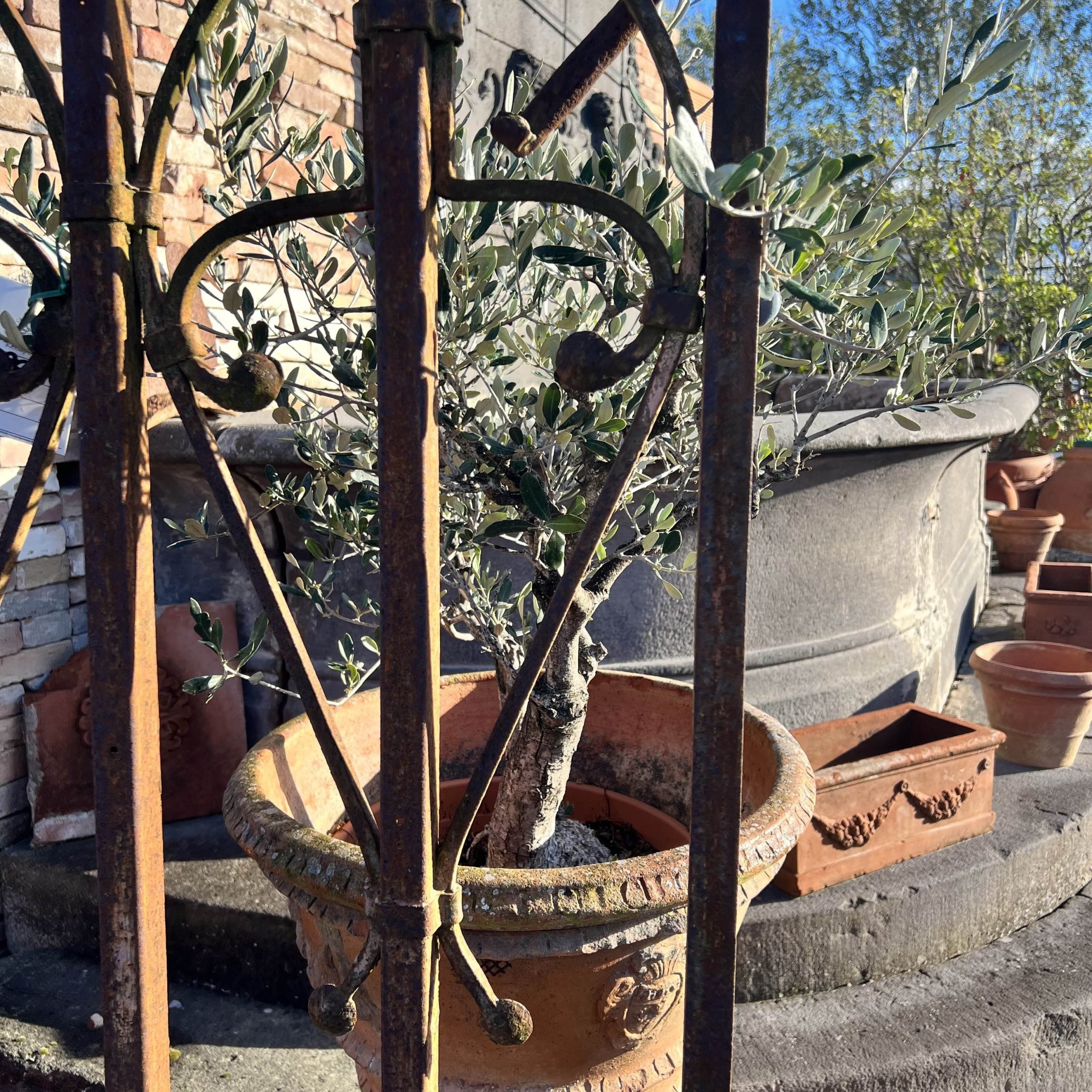 Cancello in ferro doppia anta