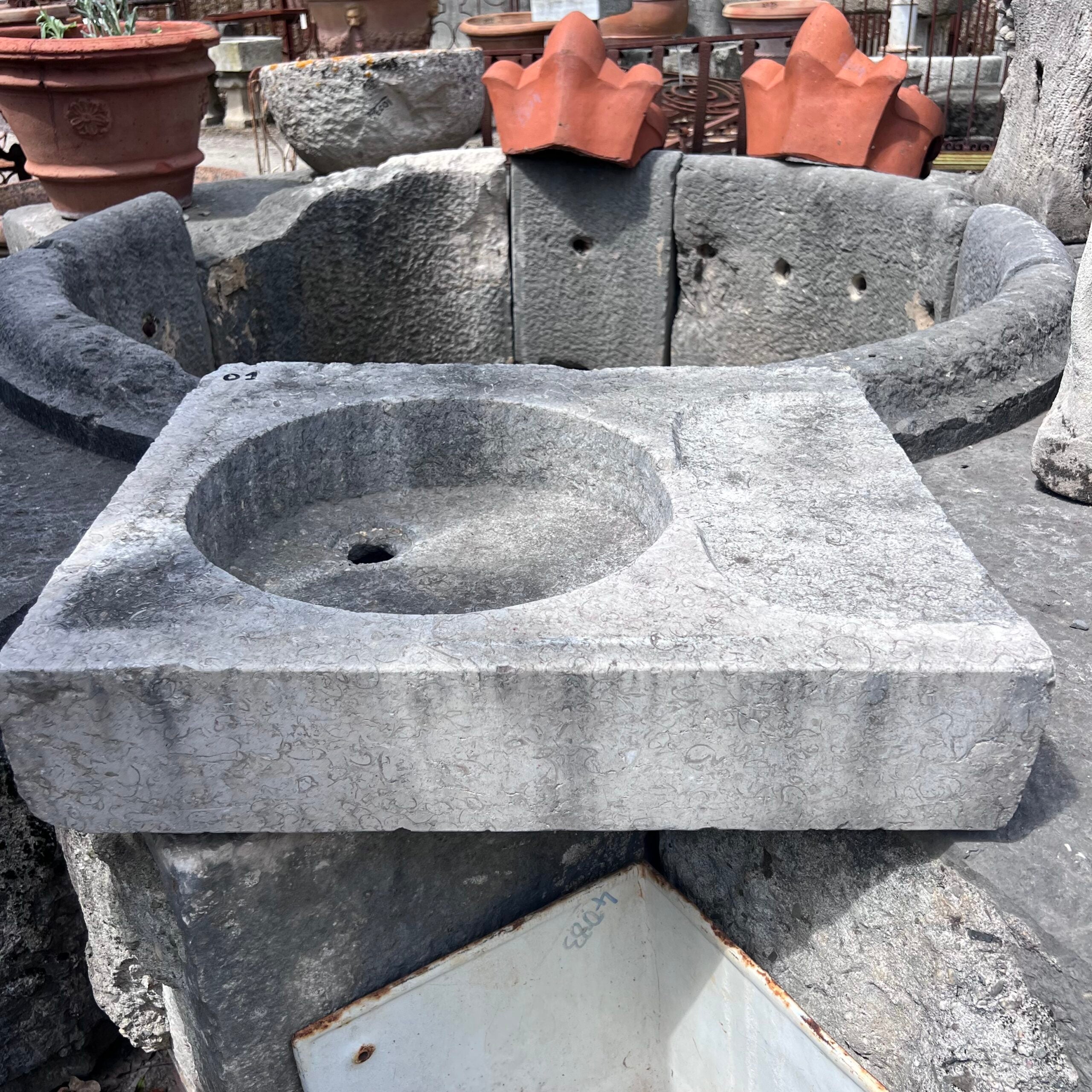 Lavandino con buca tonda - LAV 096