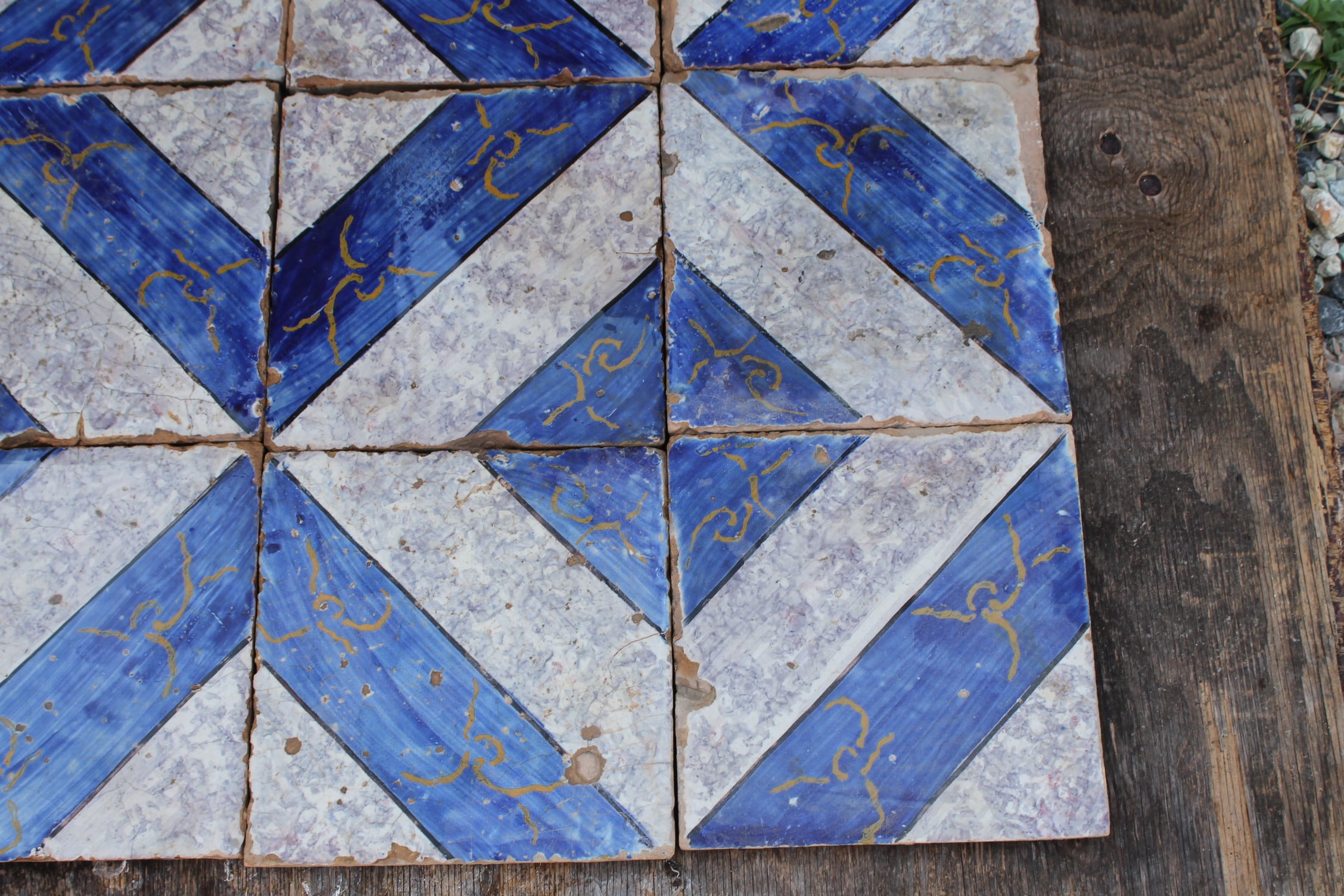 Maioliche semplici blu 