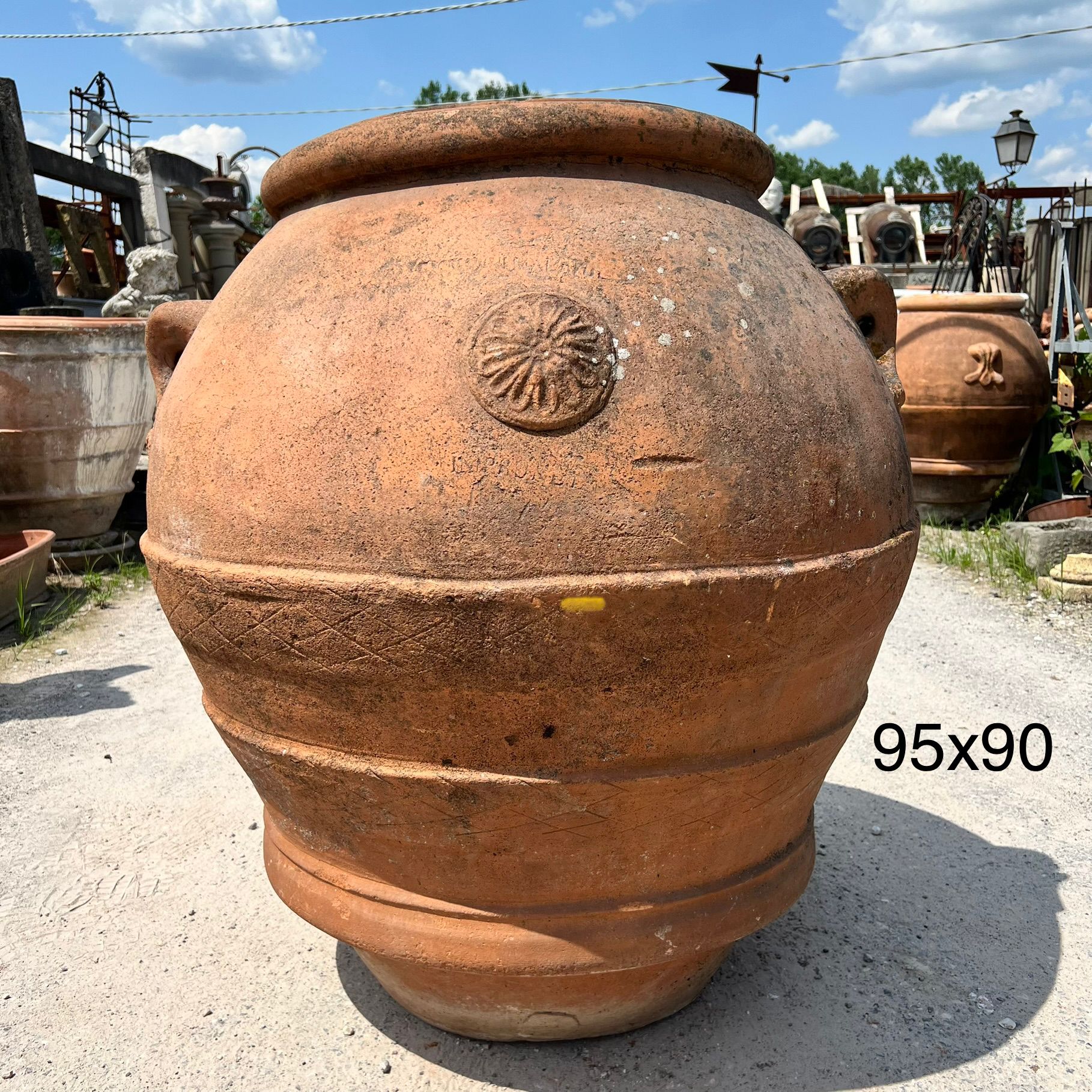 orcio in terracotta antico