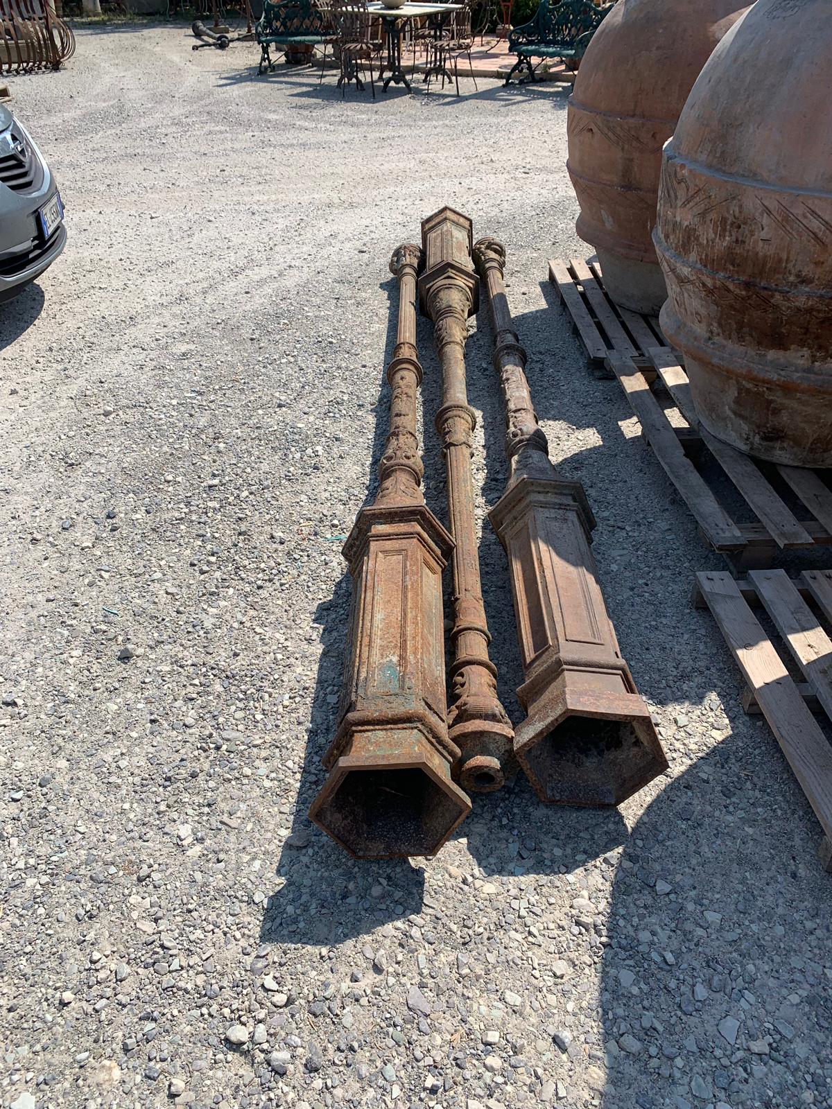 Antichi lampioni in ghisa