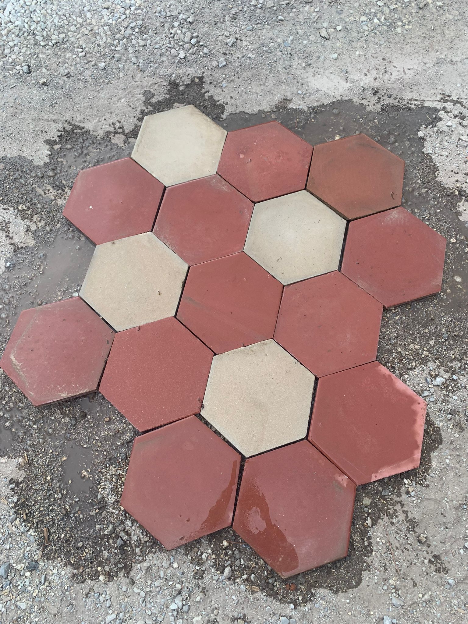 Pavimento in Pastina di cemento esagonale - CEM 001