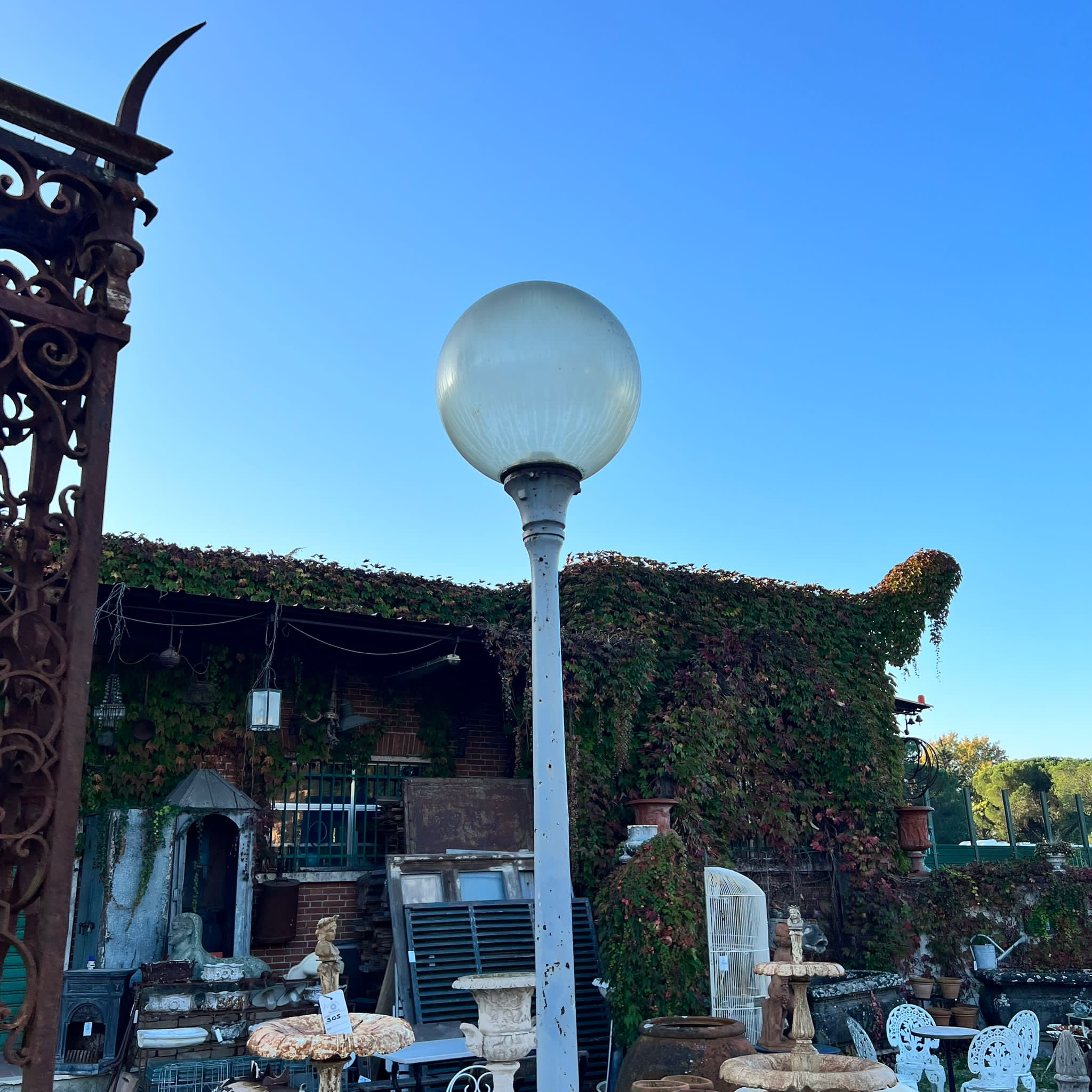 Pair of complete street lamps