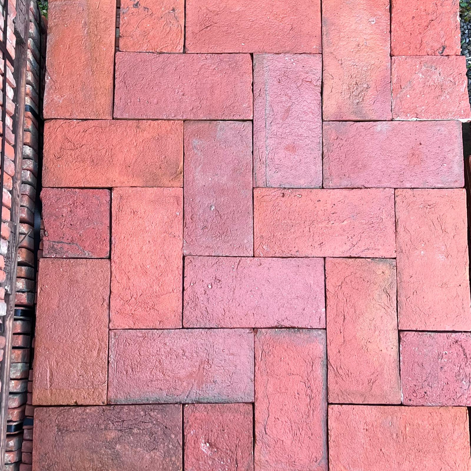 Mezzane in cotto per esterno - idea montaggio a spina