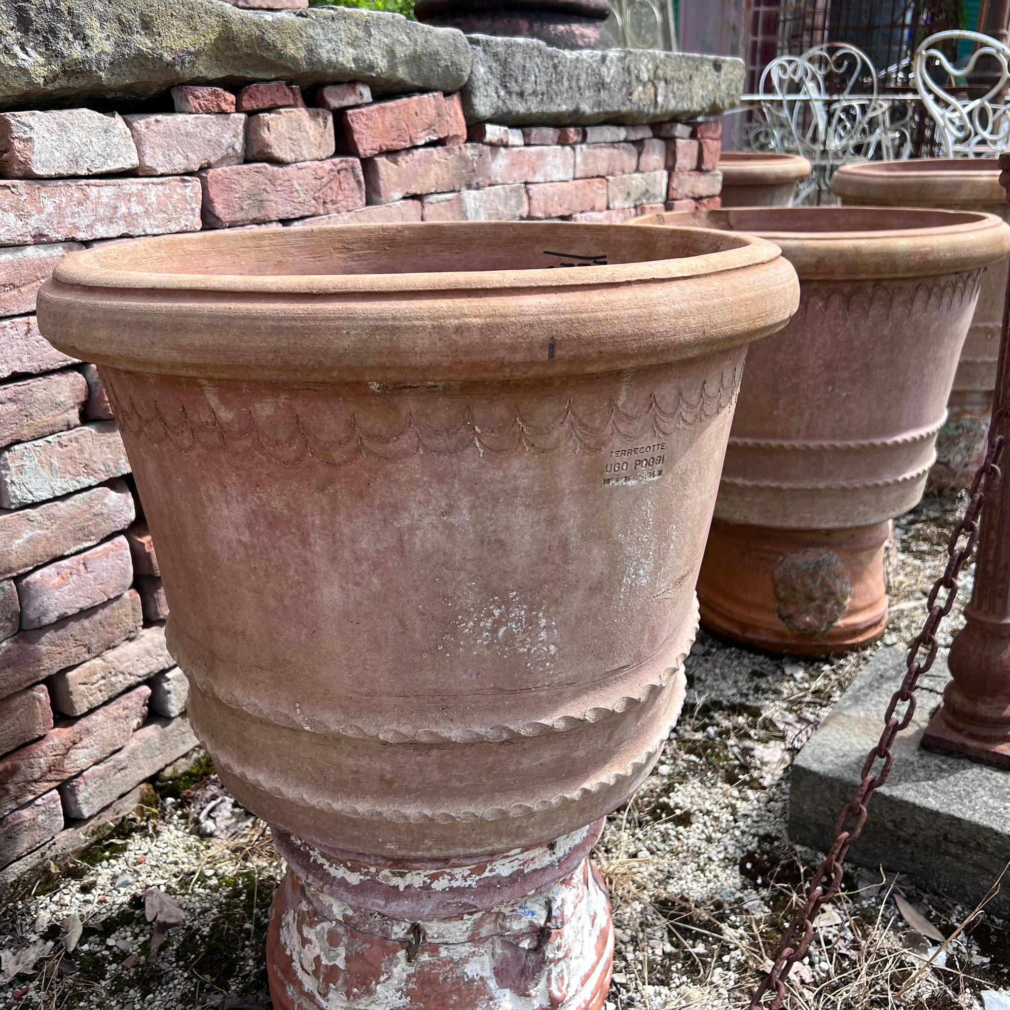 Set tre vasi in terracotta
