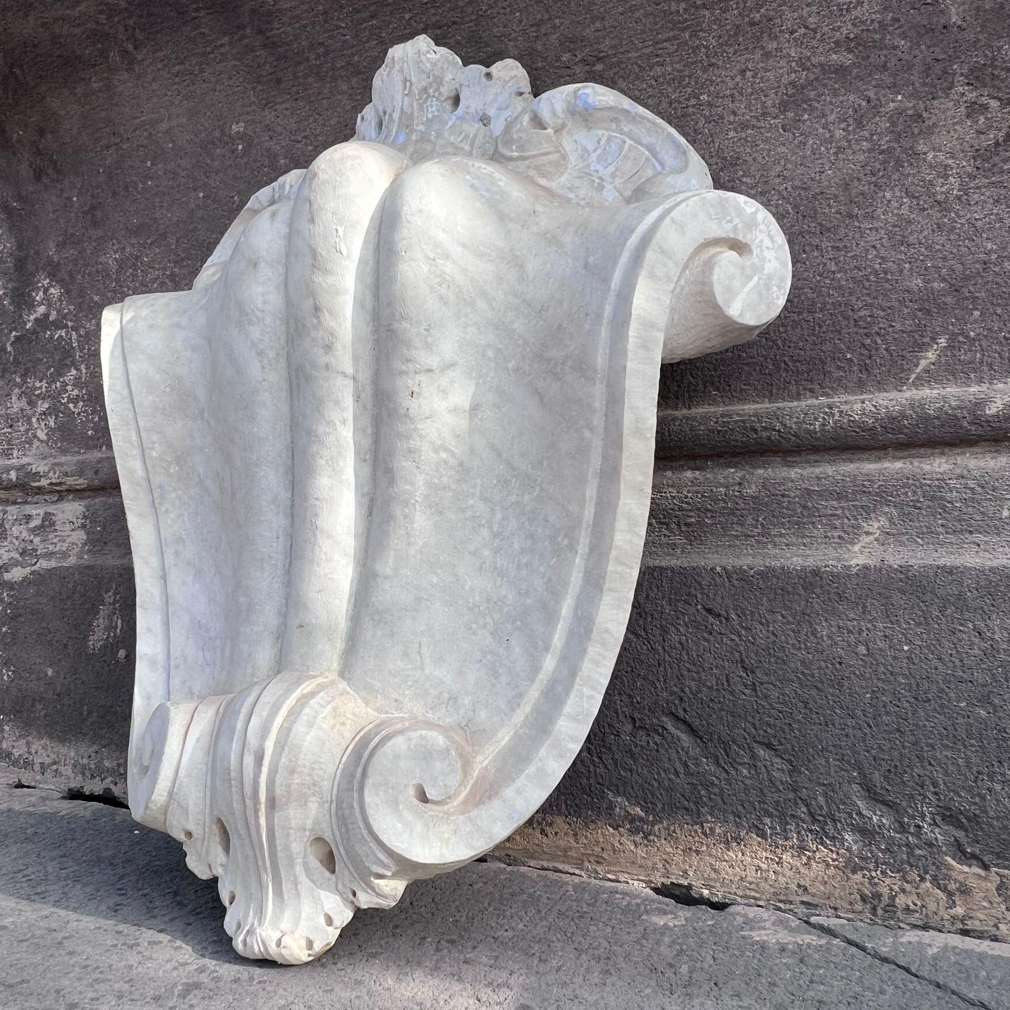 Recovered marble coat of arms