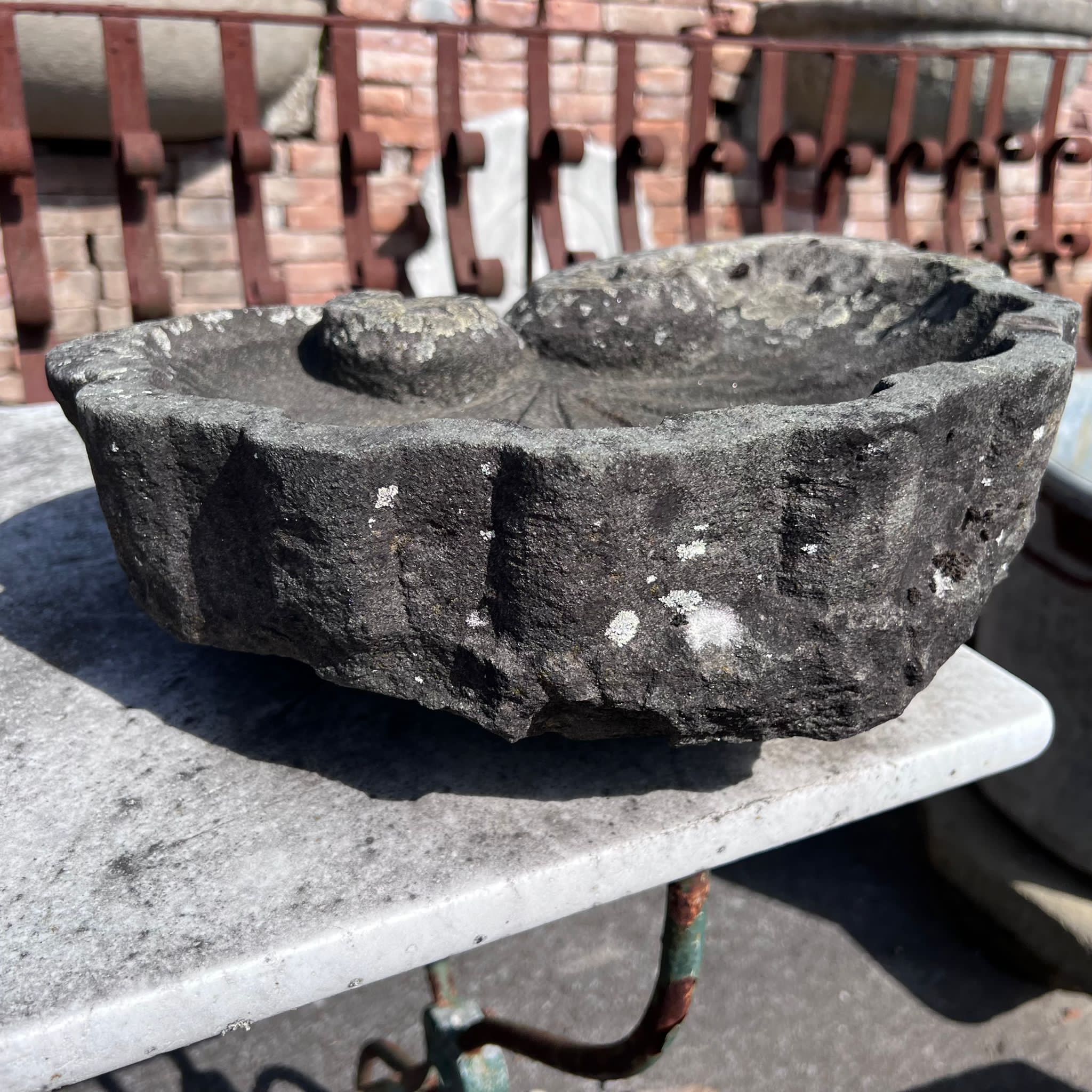Stone shell basins