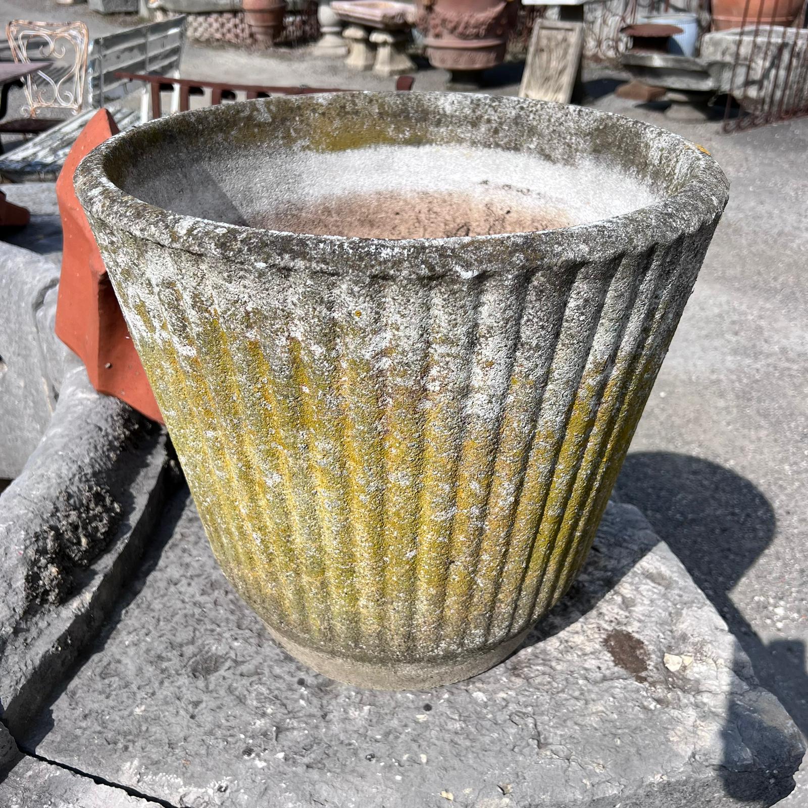 Concrete vase