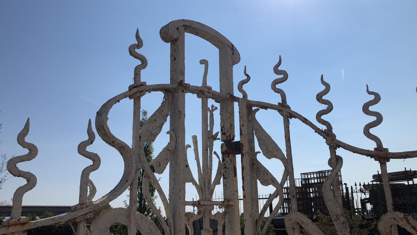 Cancello in ferro 340 cm