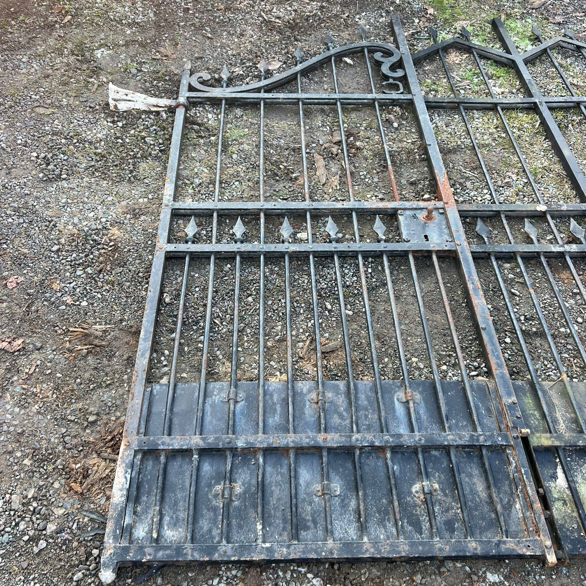 Cancello in ferro recuperato 270 cm