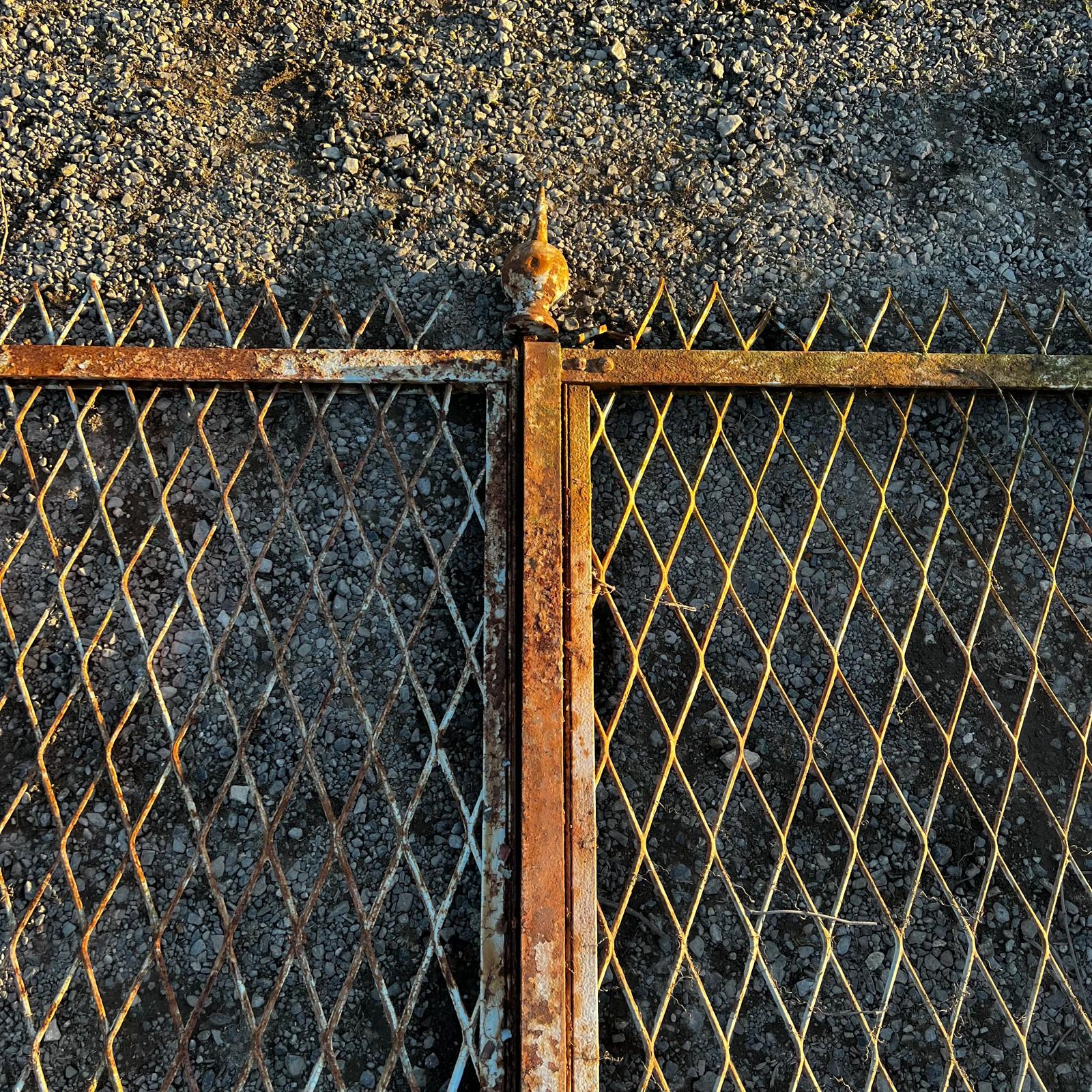 Cancello in ferro di recupero 490 cm