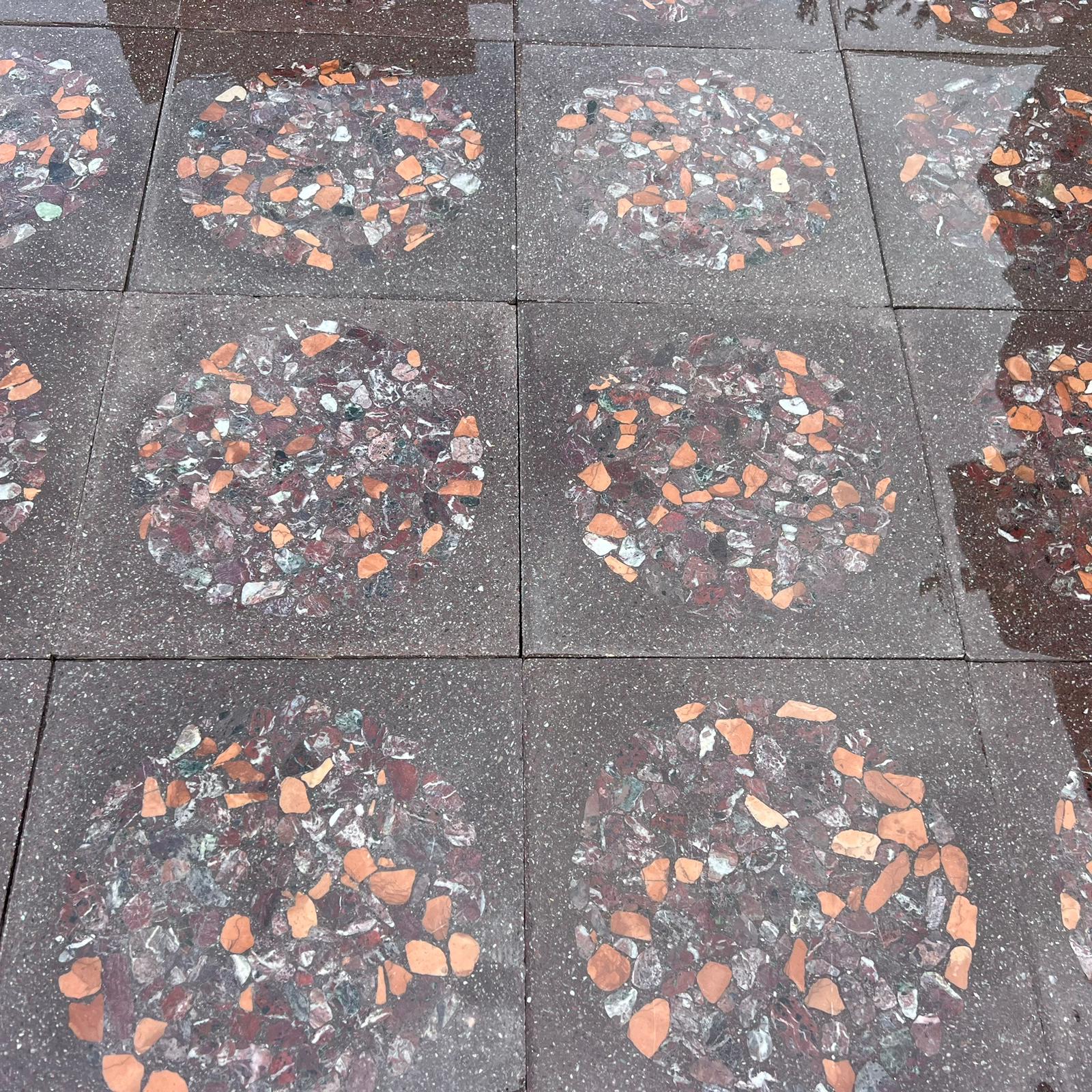 Pavimento di graniglia 25x25