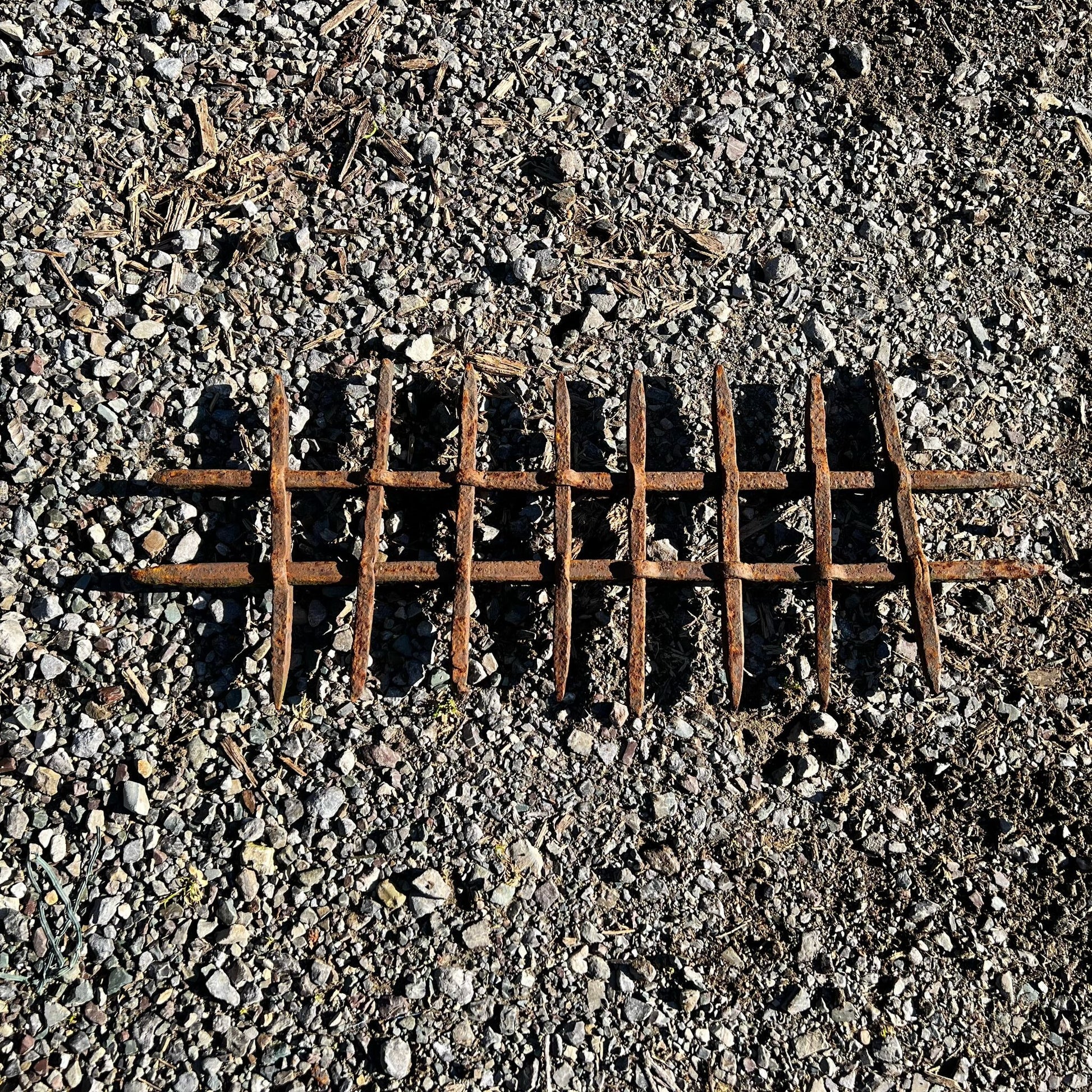 Piccola grata in ferro 