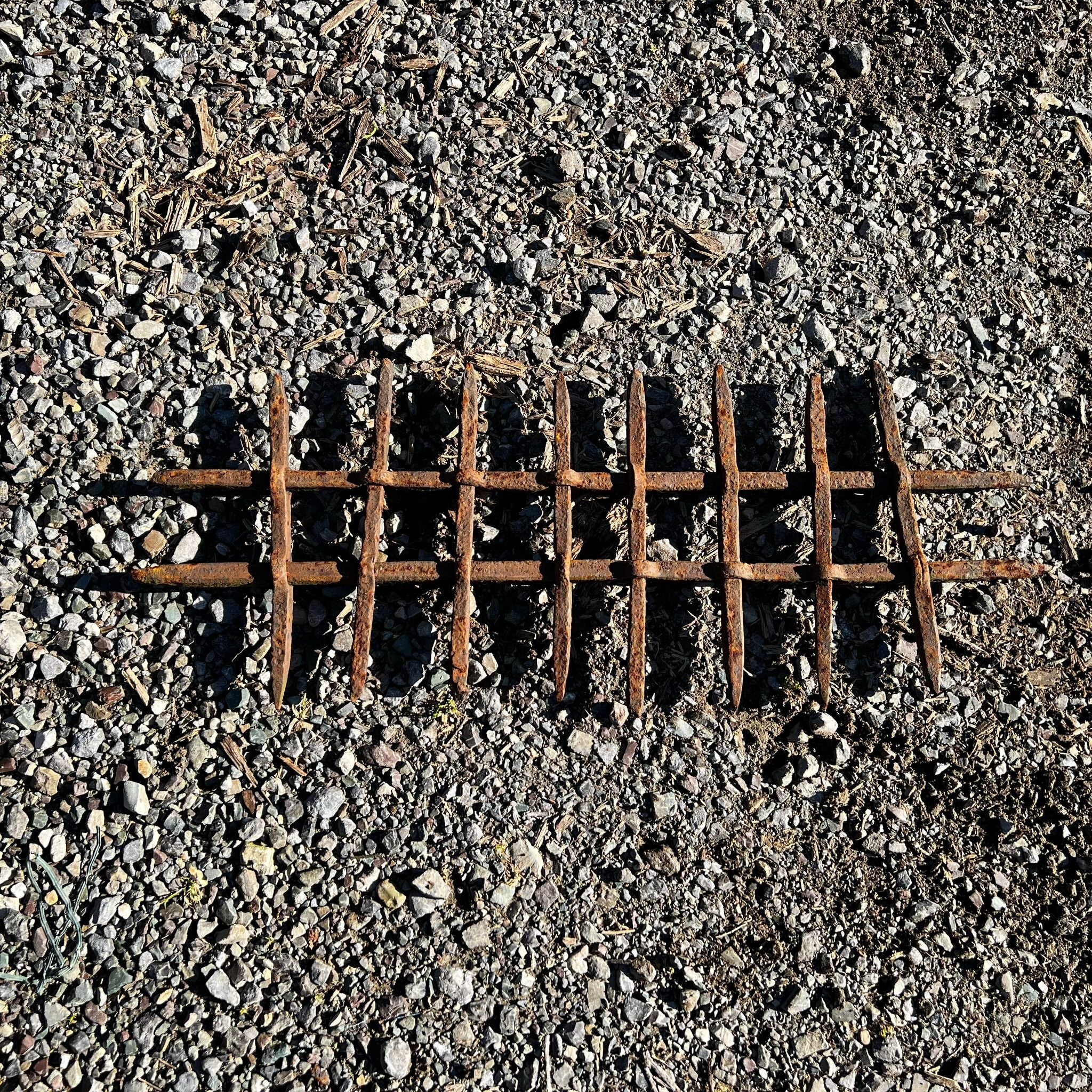 Piccola grata in ferro 