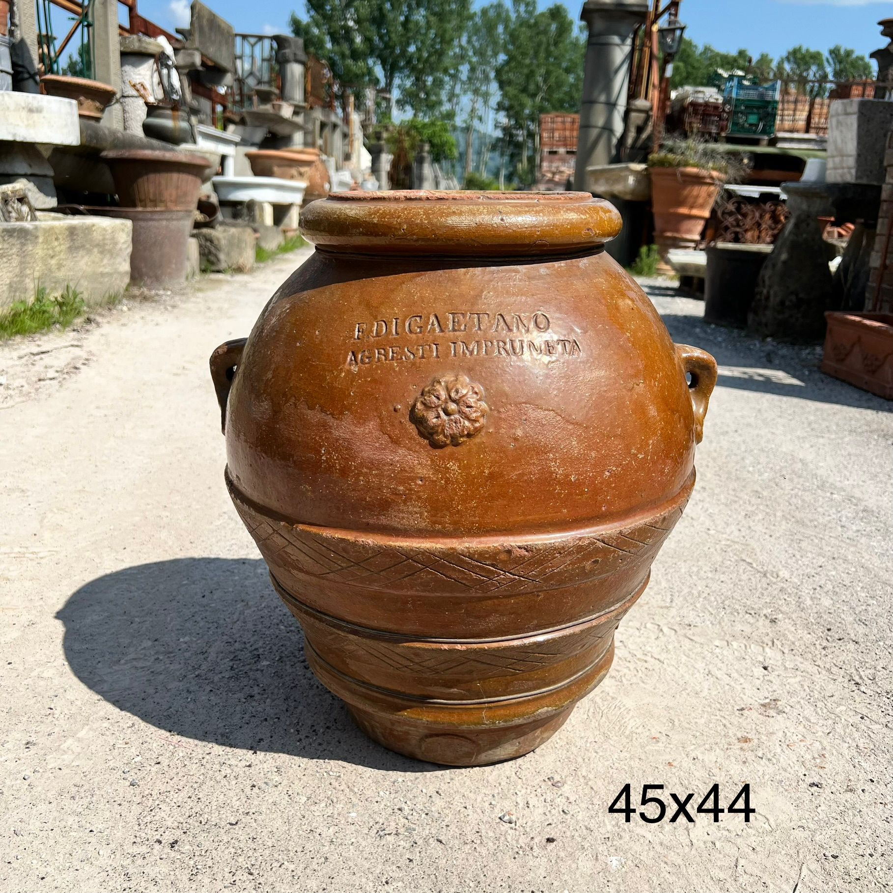Piccolo orcio invetriato 