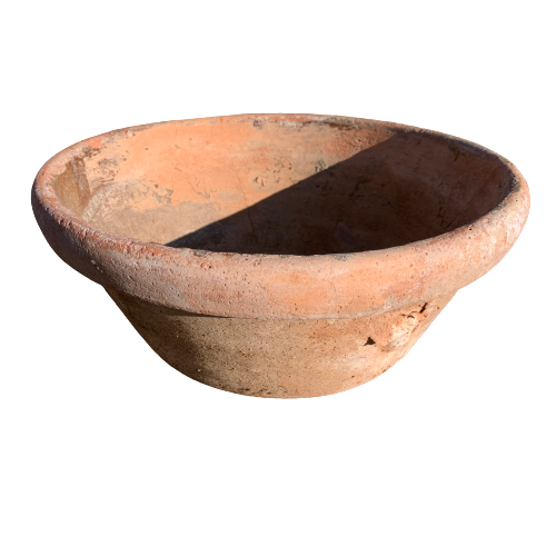 Piccolo vaso in terracotta semplice 
