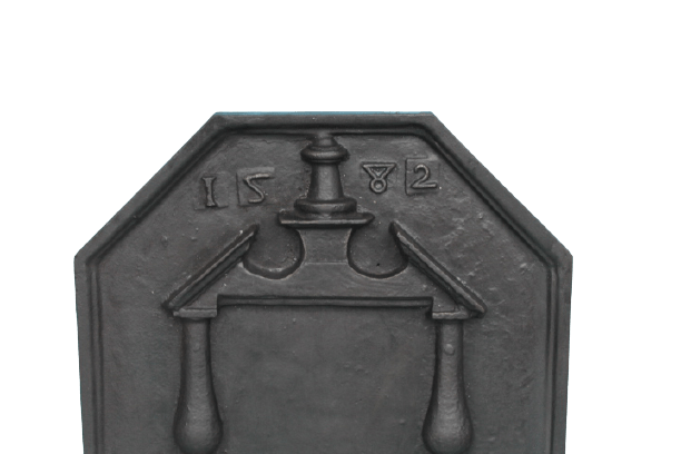 Placca da camino 1582 