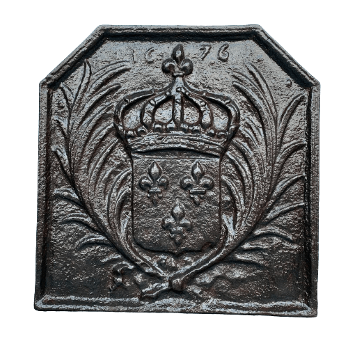 Placca da camino 1676