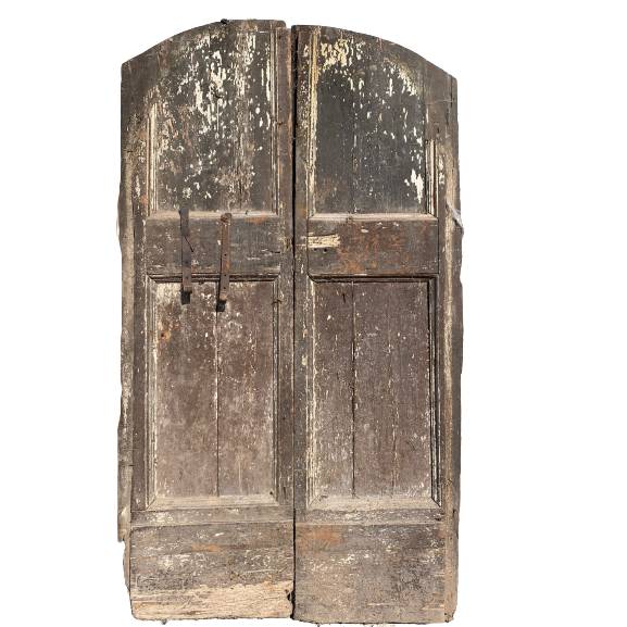 Portone in legno ottocentesco 