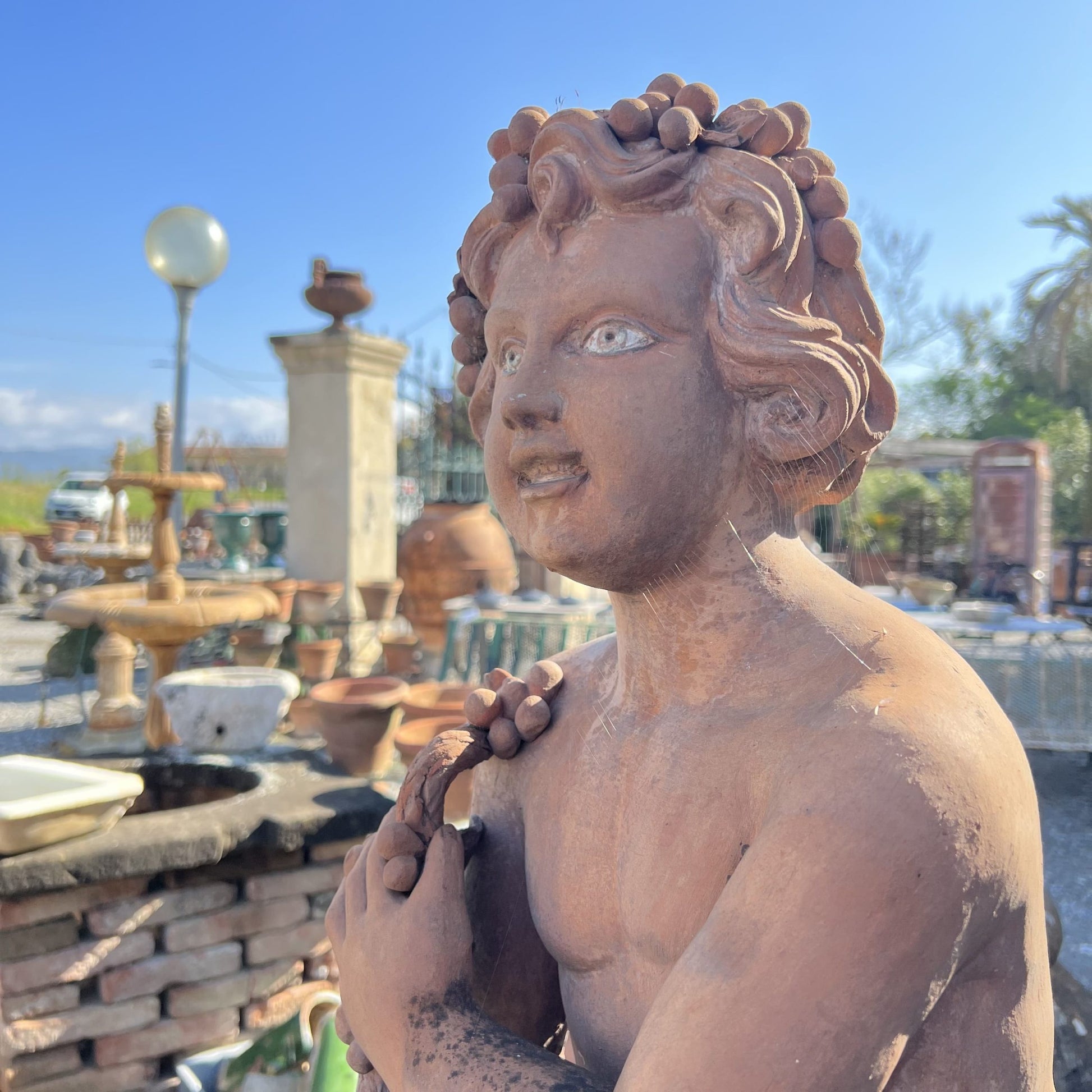 Putto in terracotta 