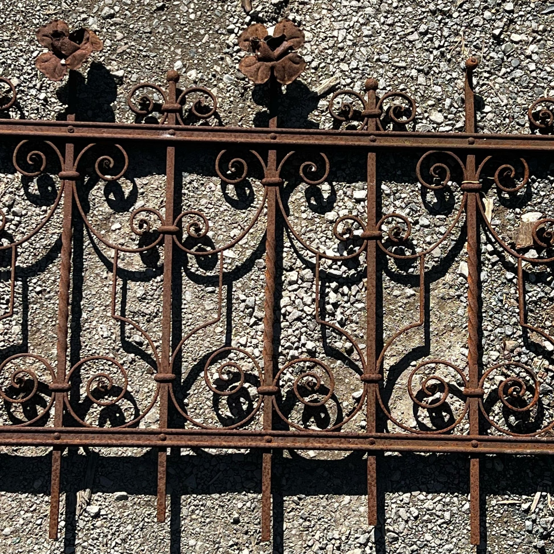 Recinzione in ferro antica 