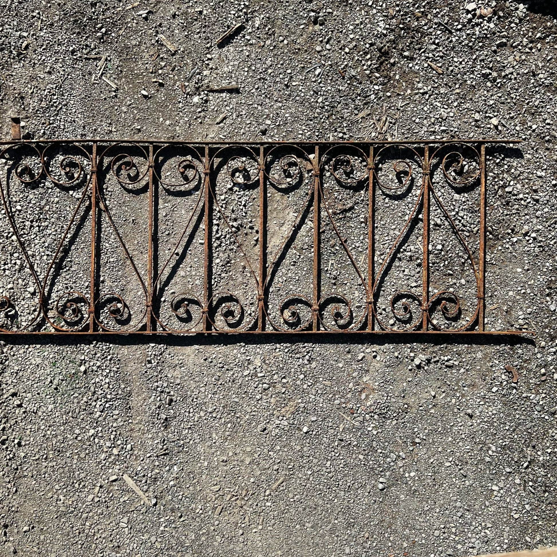 Ringhiera di ferro antica