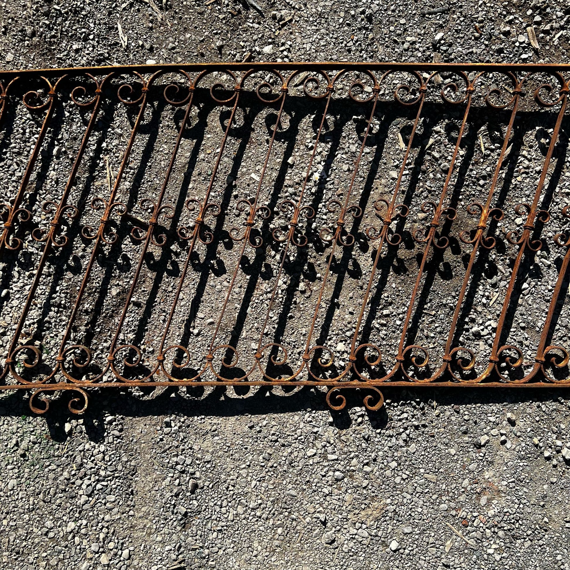 Ringhiera di ferro recuperata 