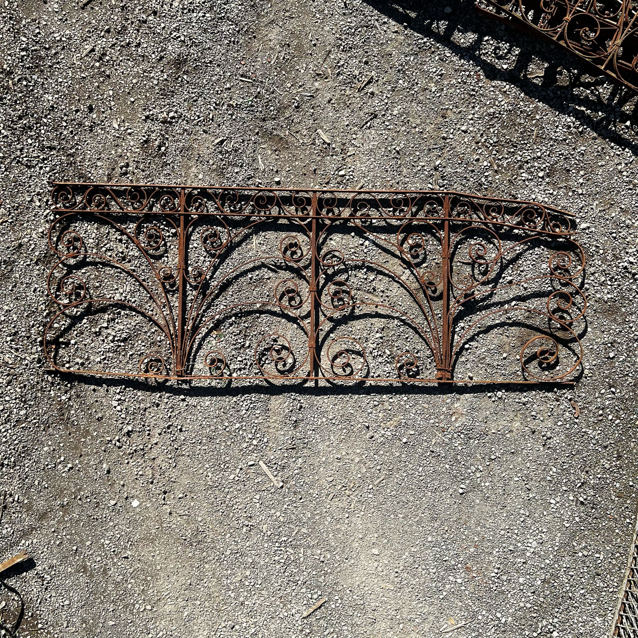 Ringhiera di ferro vecchia