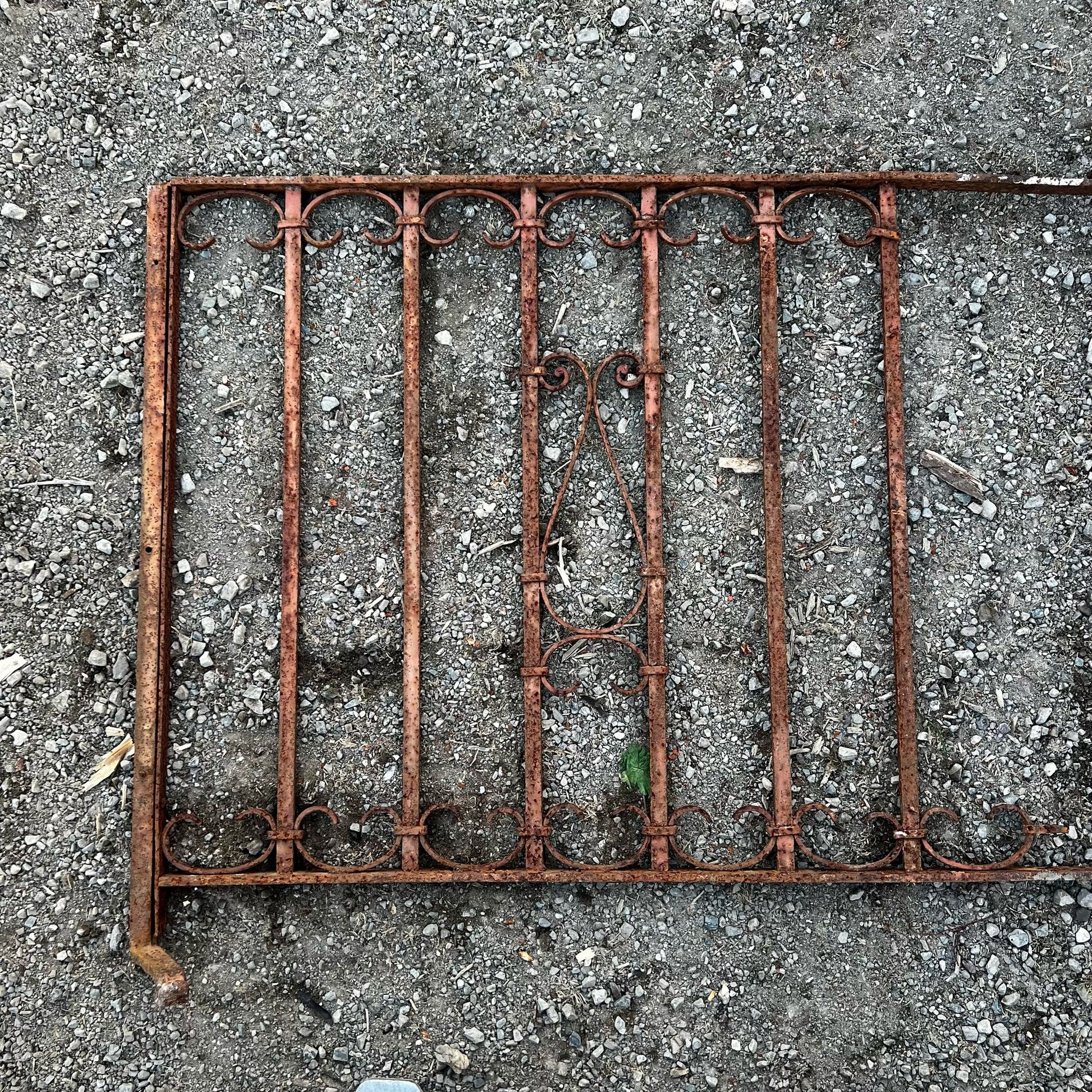 Ringhiera di recupero in ferro