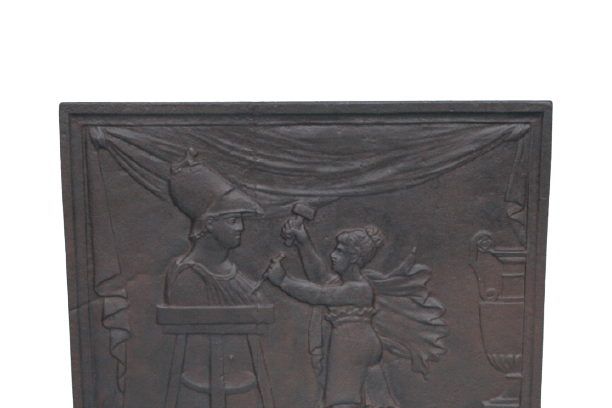Sculture su piastra da camino 