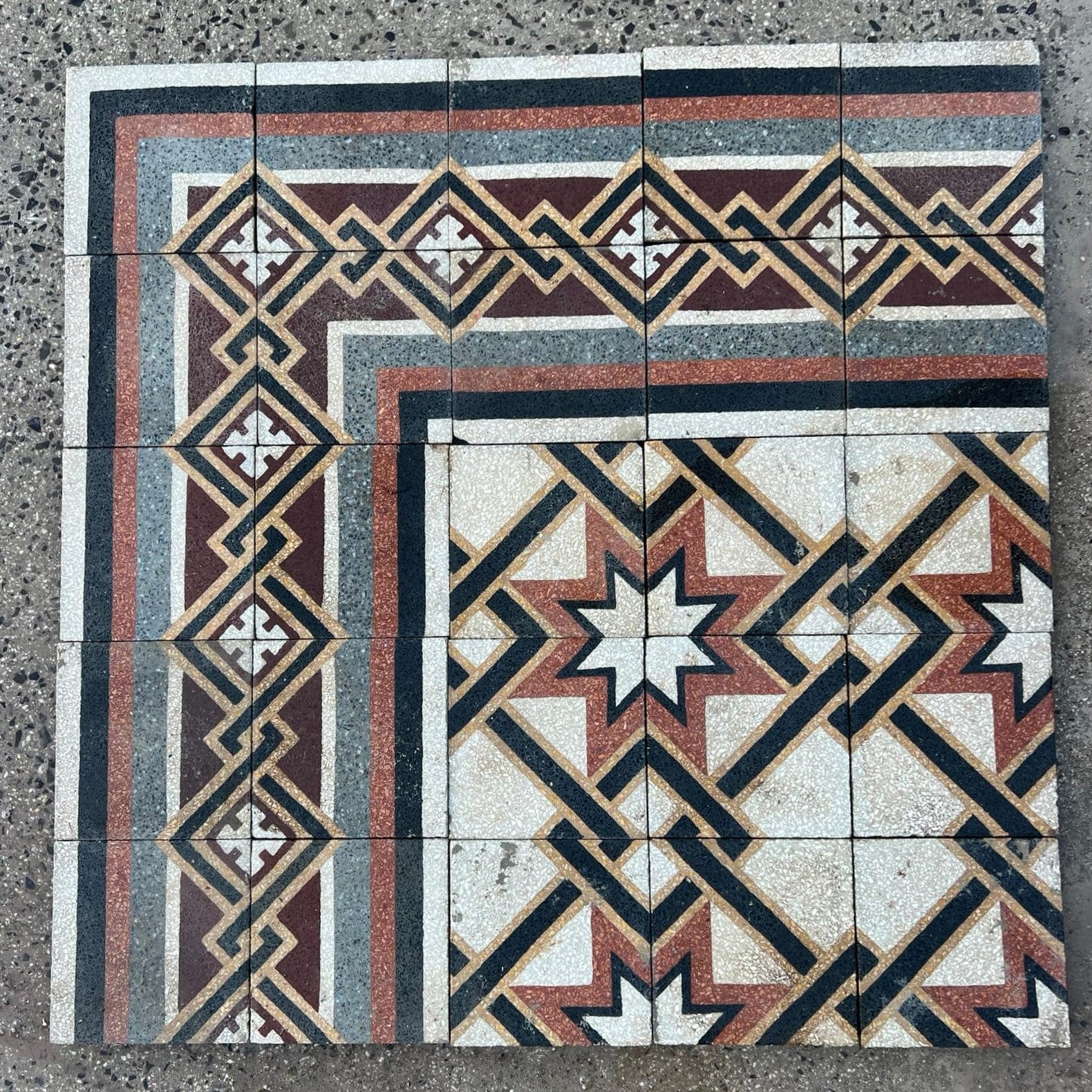 Tappeto con graniglia 