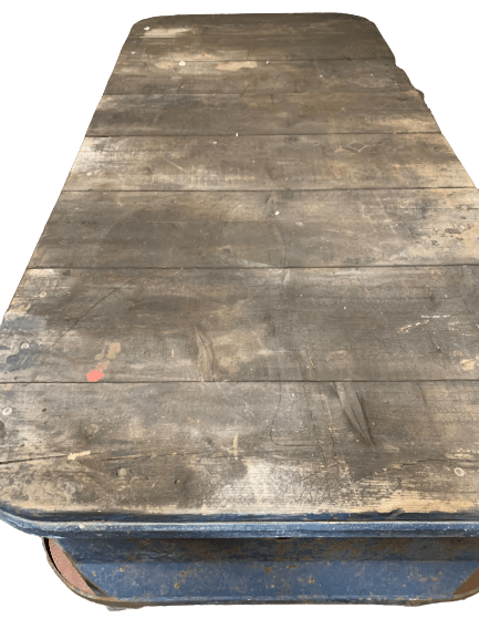 Tavolo con legno e ferro 