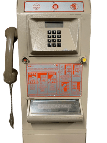 Telefono semplice antico 